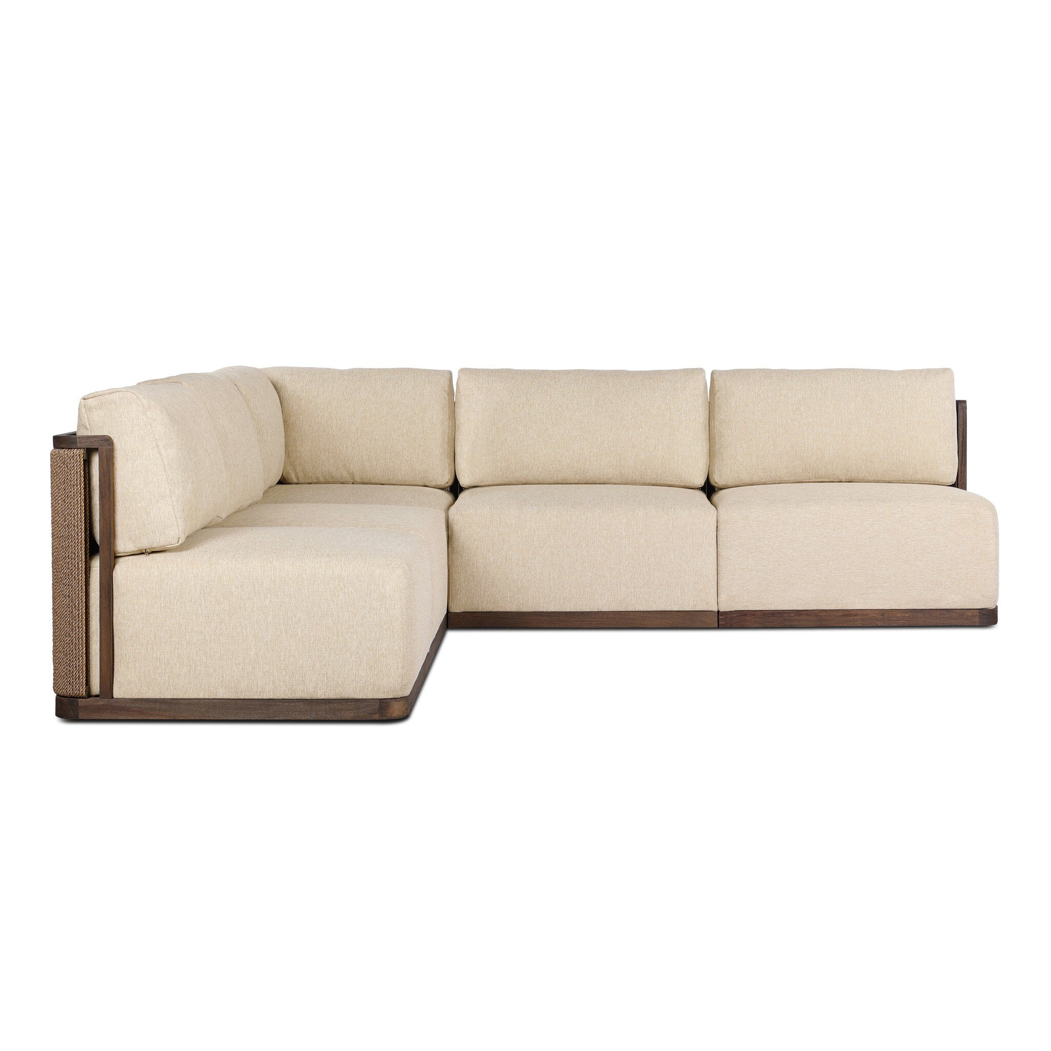 Brian Outdoor 5Pc Sectional - StyleMeGHD - Outdoor Lounge Seating