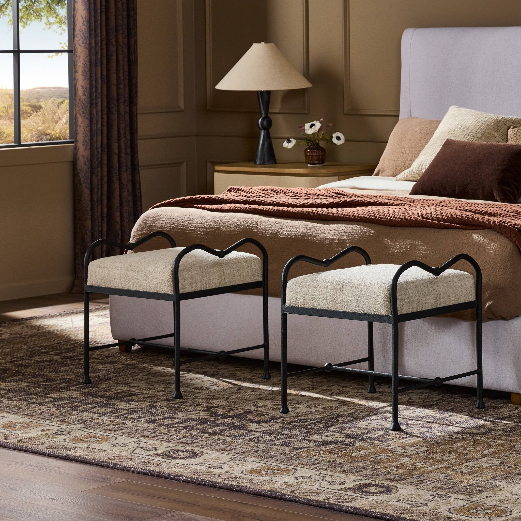 Lena Accent Stool - StyleMeGHD - Ottomans, Benches + Poufs