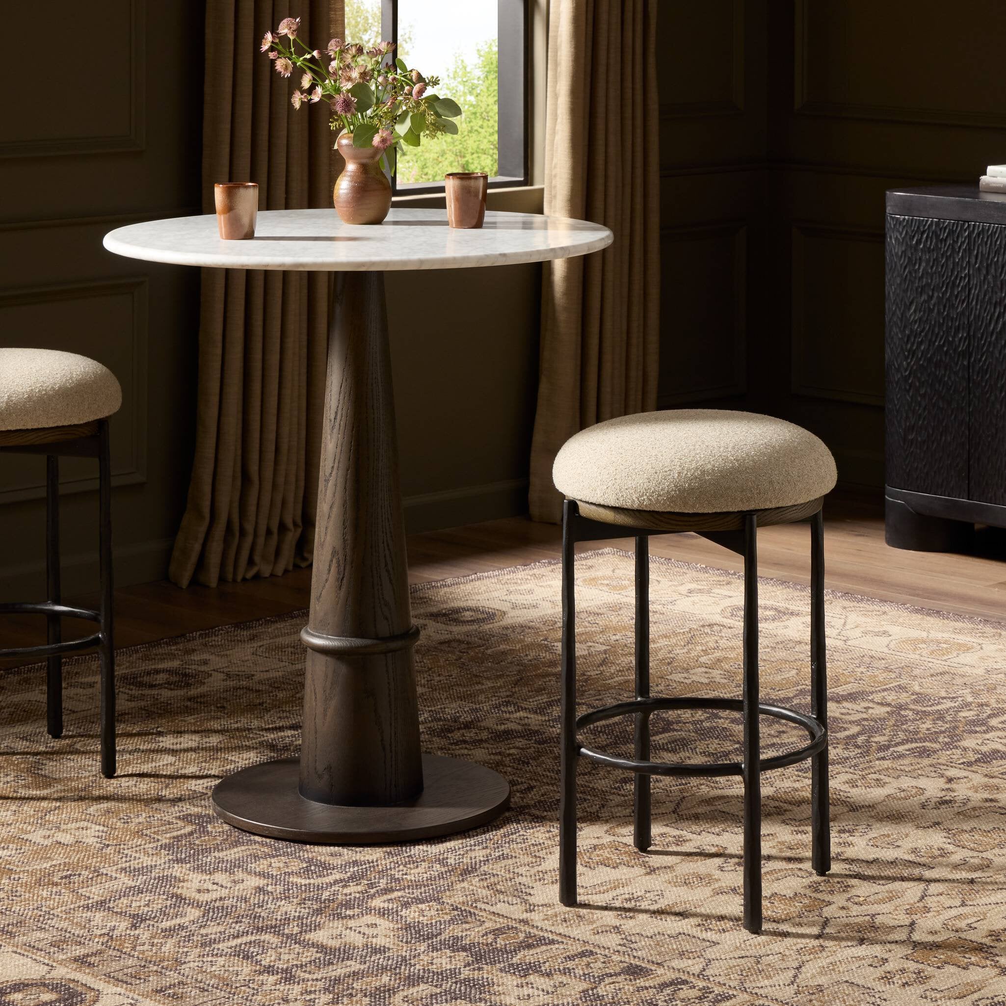 Kover Swivel Bar + Counter Stool