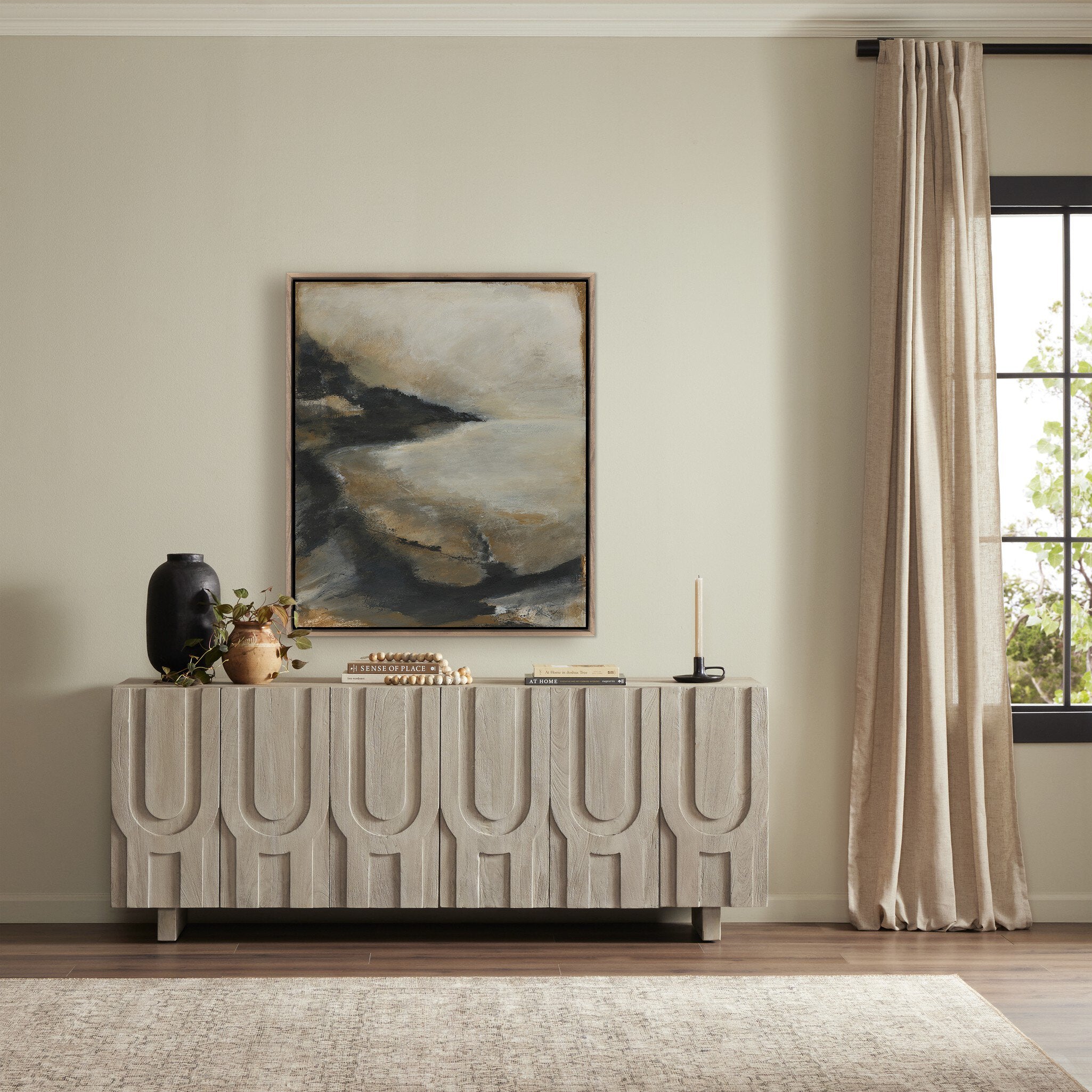 The Luxury Of Time - Framed Canvas
