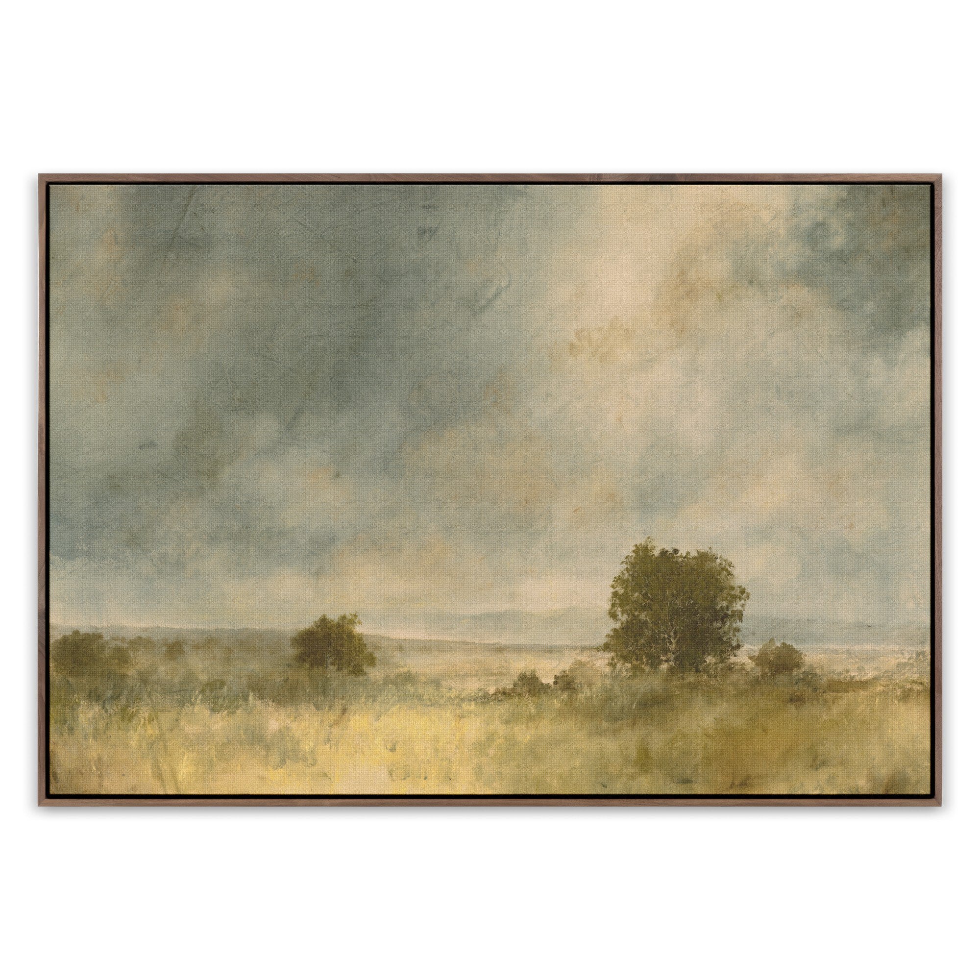 Blue Splendor - Framed Canvas Floater