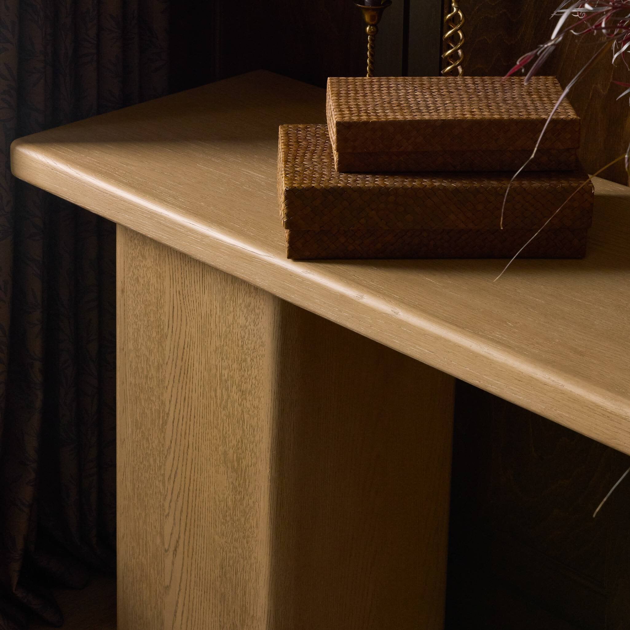 Pecan Console Table - StyleMeGHD - Consoles + Sideboards