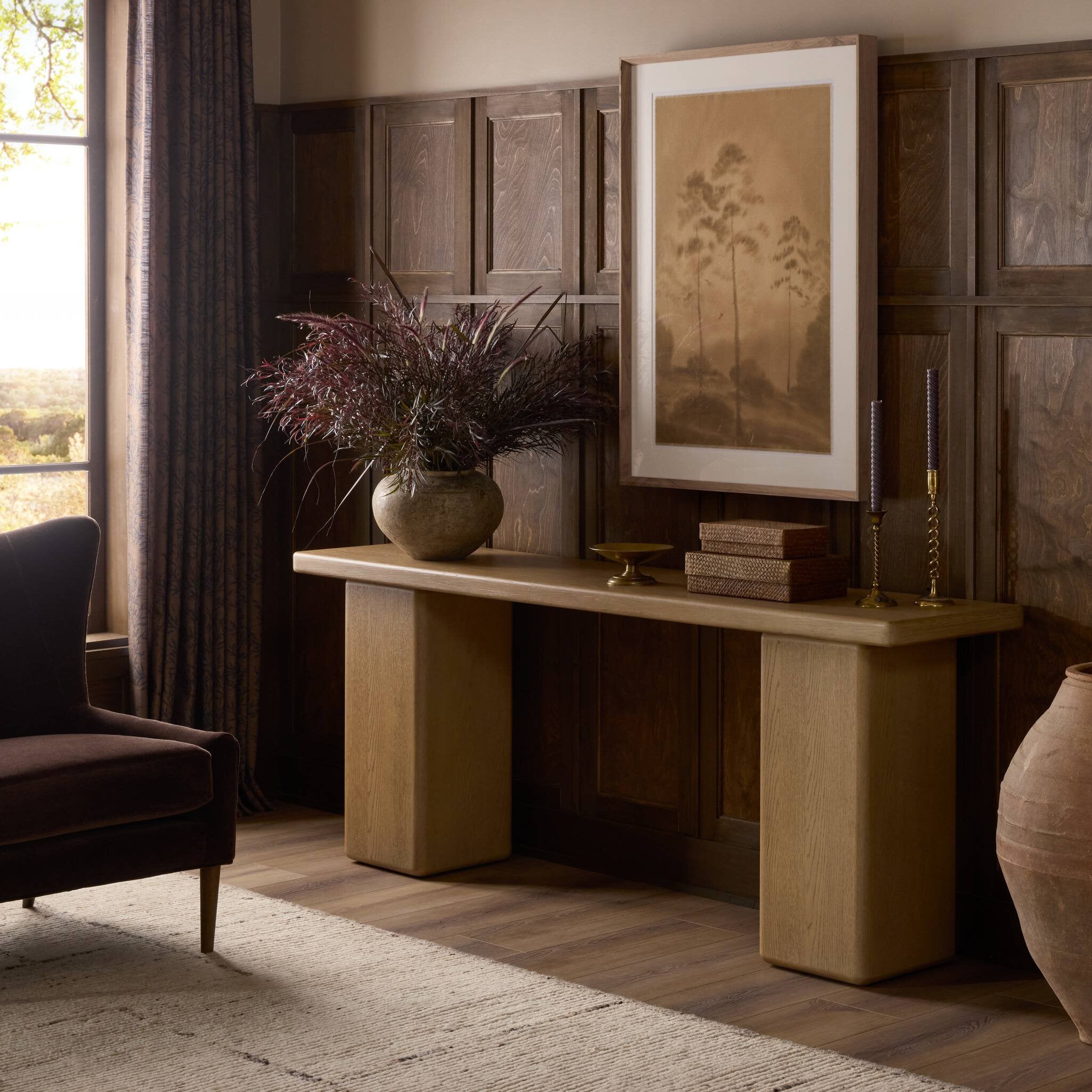 Pecan Console Table - StyleMeGHD - Consoles + Sideboards