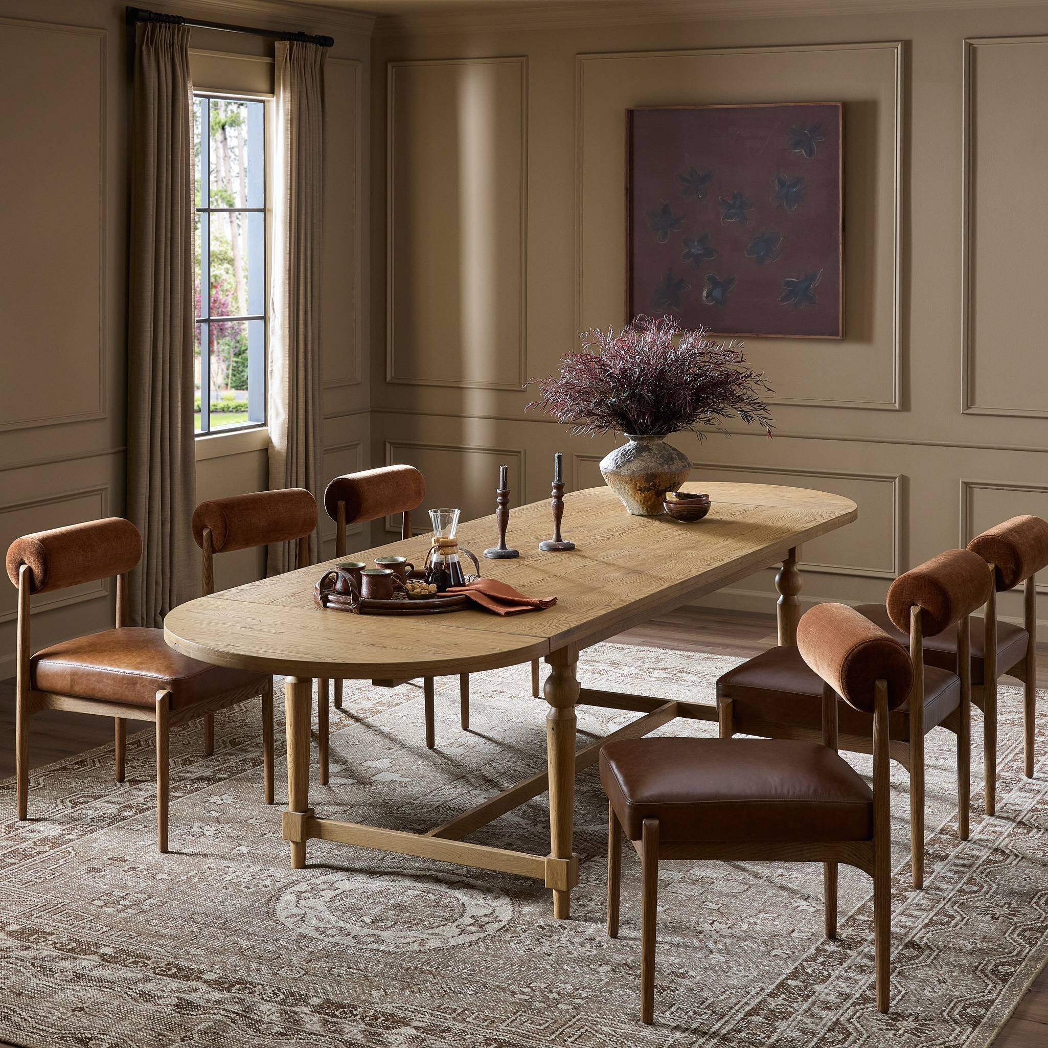 Brielle Extension Dining Table-Dining Tables-StyleMeGHD