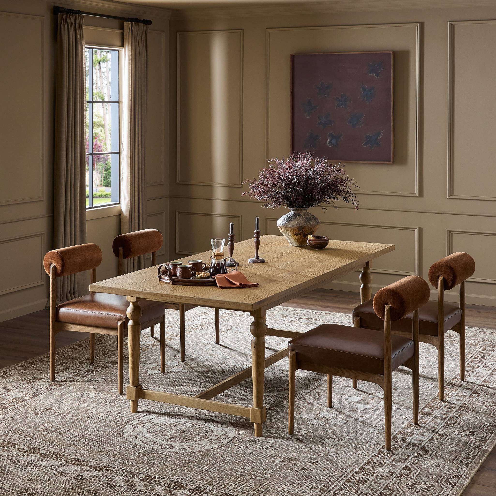 Brielle Extension Dining Table-Dining Tables-StyleMeGHD
