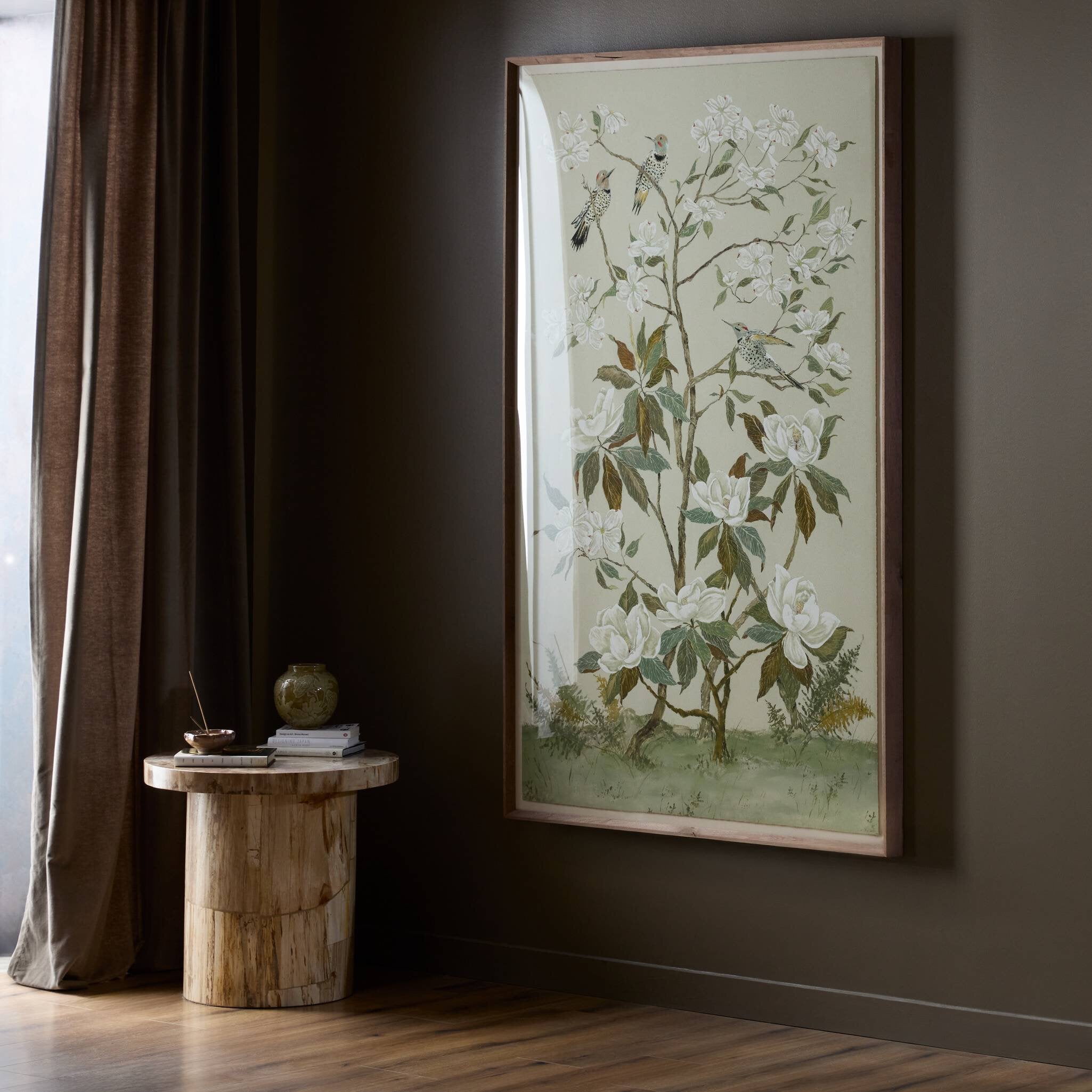 Tan Chinoiserie
