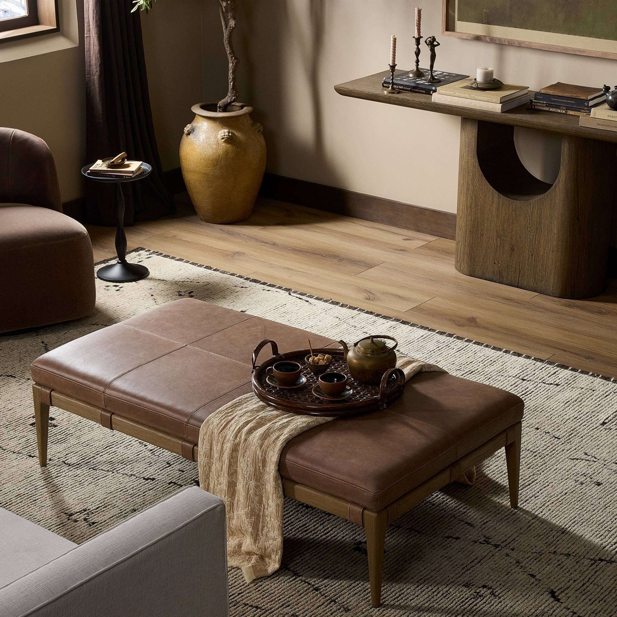 Edric Ottoman - StyleMeGHD - Ottomans, Benches + Poufs