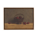 Red Cherries On Red Oak