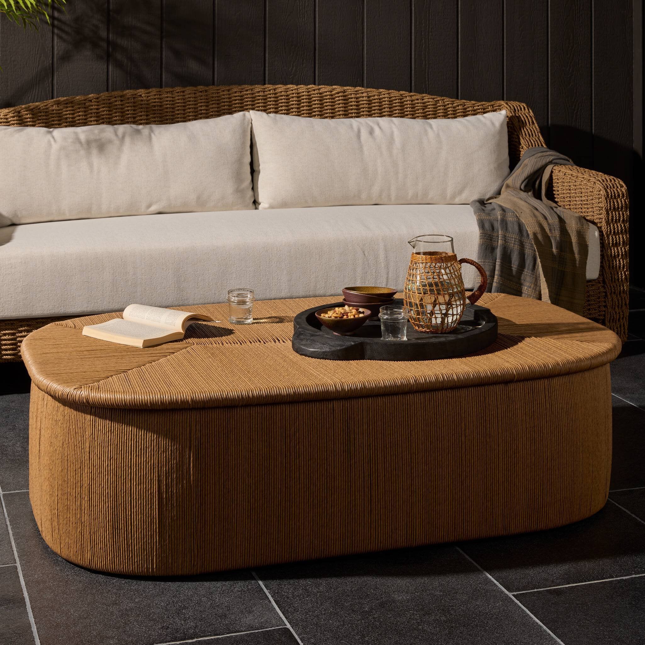 Tavon Outdoor Coffee Table - StyleMeGHD - Outdoor Coffee Tables