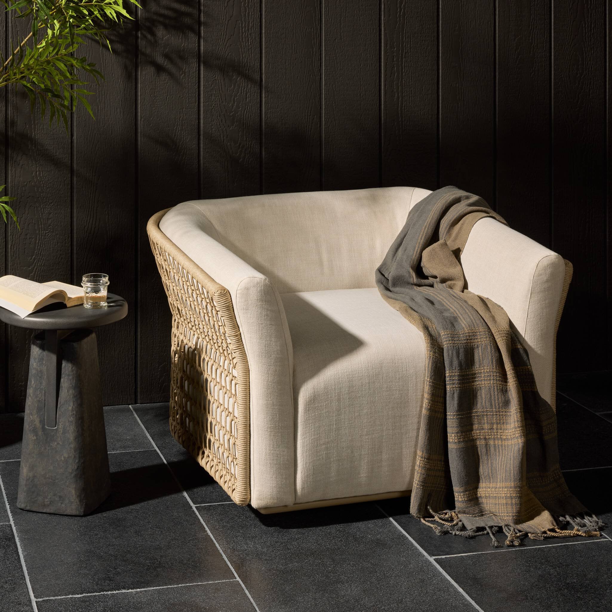 Emily Outdoor Swivel Chair - StyleMeGHD - Outdoor Lounge Seating