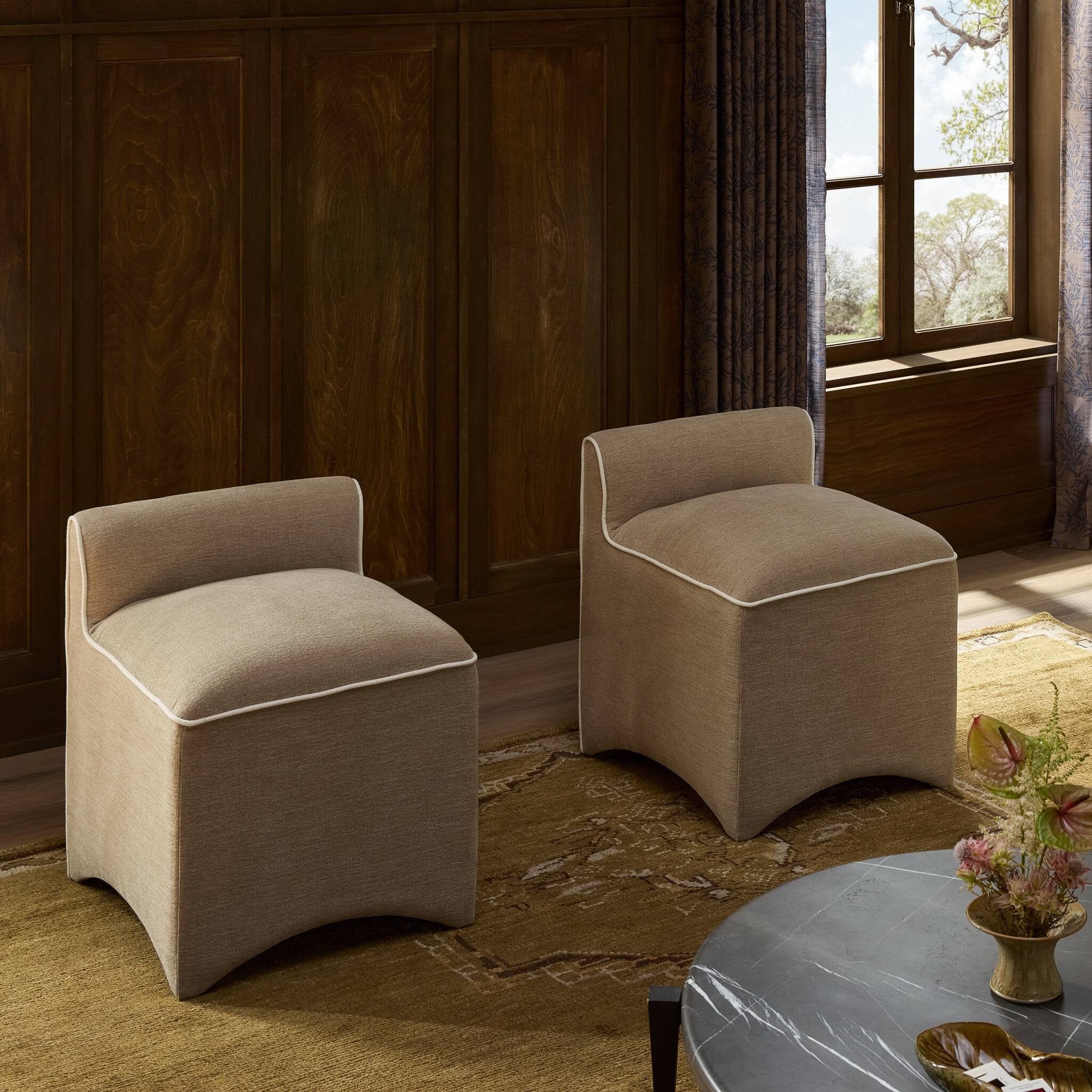Alana Accent Stool - StyleMeGHD - Ottomans, Benches + Poufs