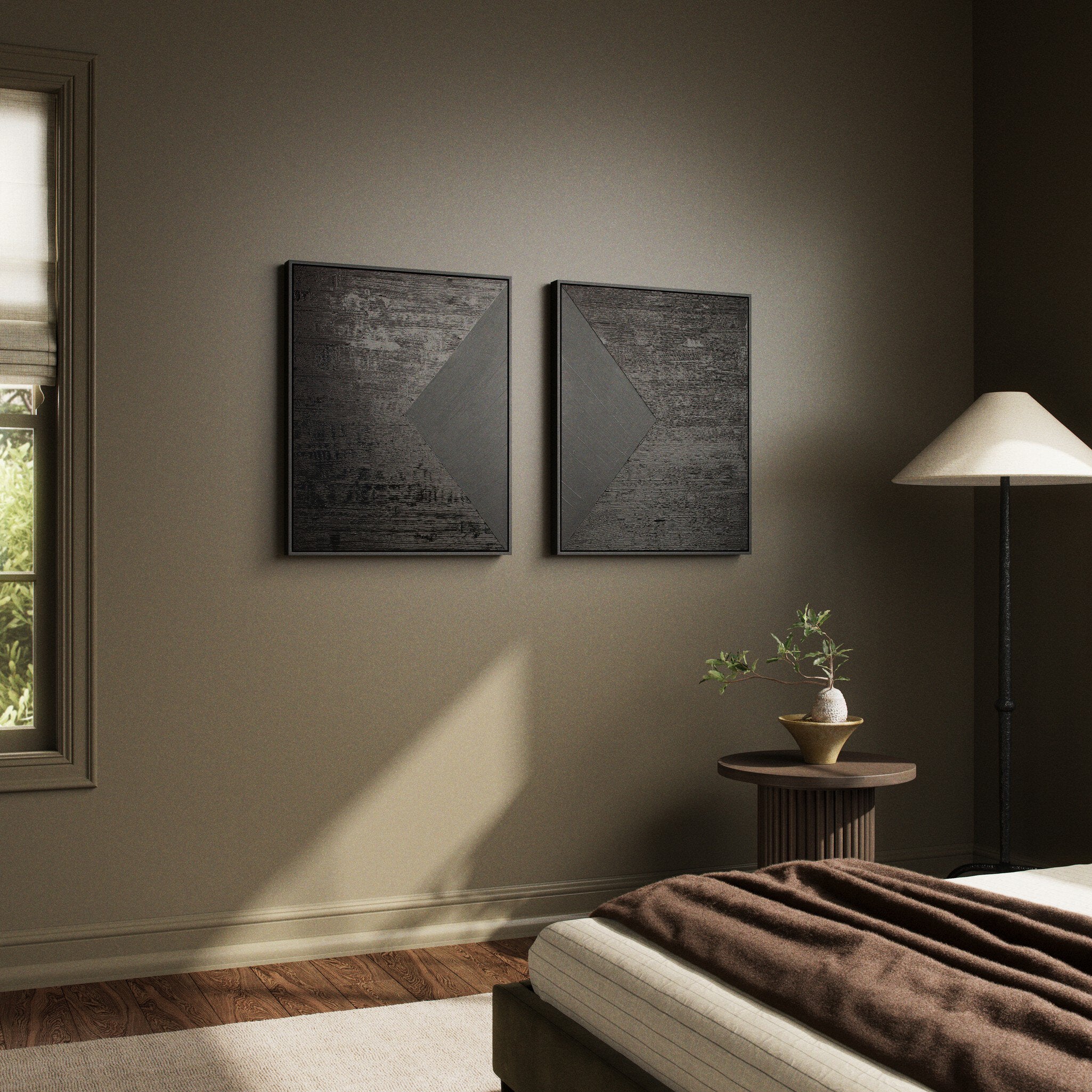 Triangle Diptych