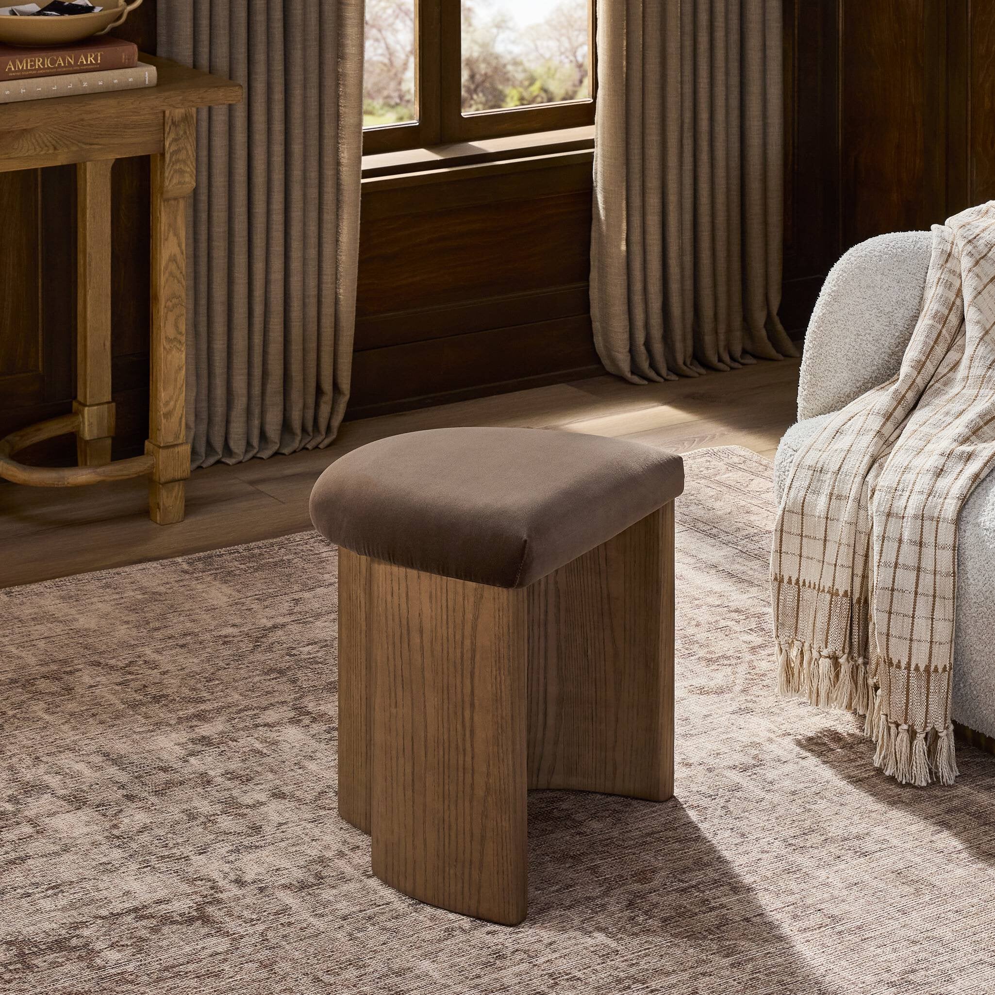 Jennings Accent Stool - StyleMeGHD - Ottomans, Benches + Poufs