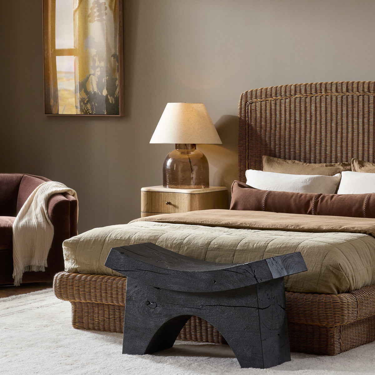 Tula Accent Stool - StyleMeGHD - Ottomans, Benches + Poufs
