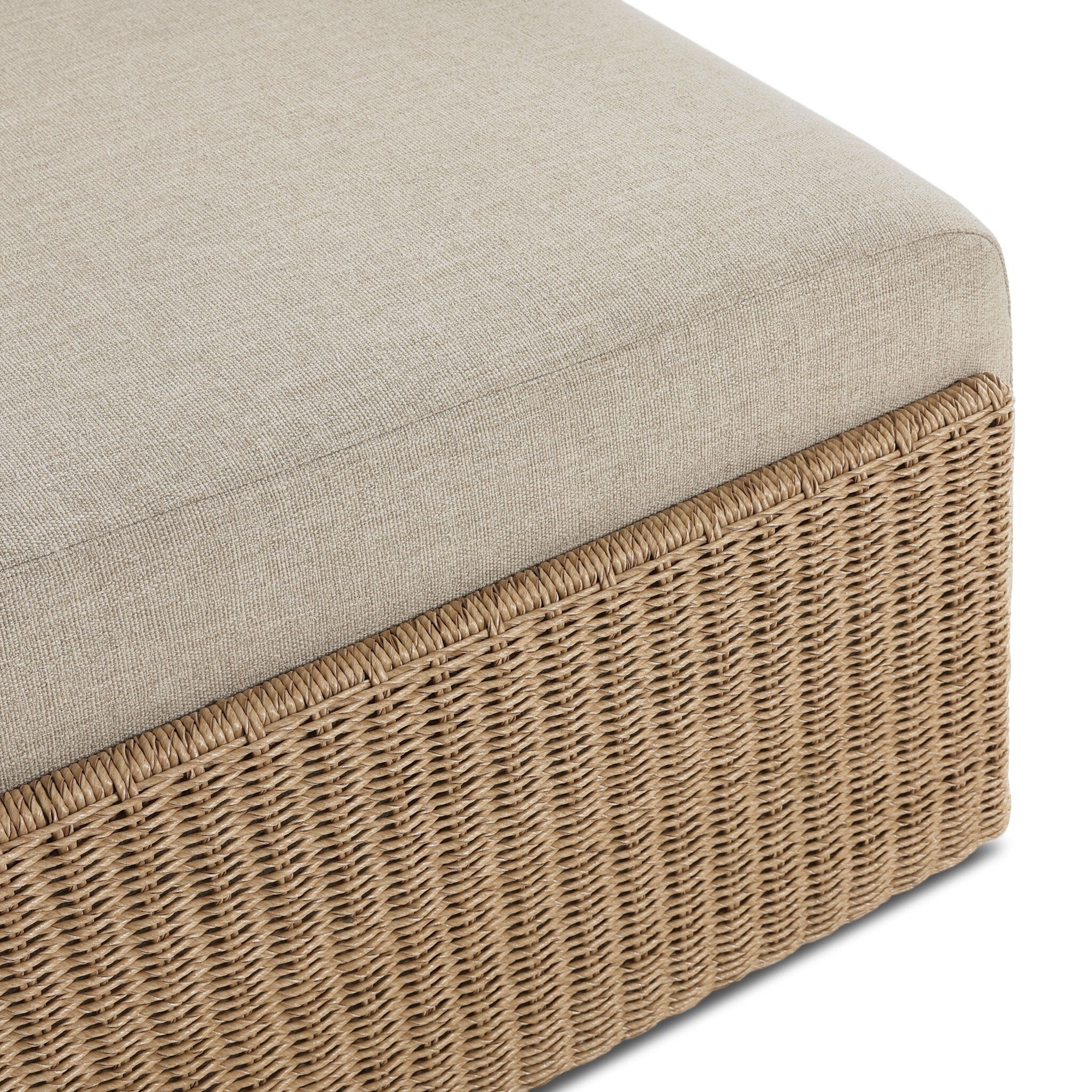 Mercer Outdoor Ottoman - StyleMeGHD - Outdoor Lounge Seating