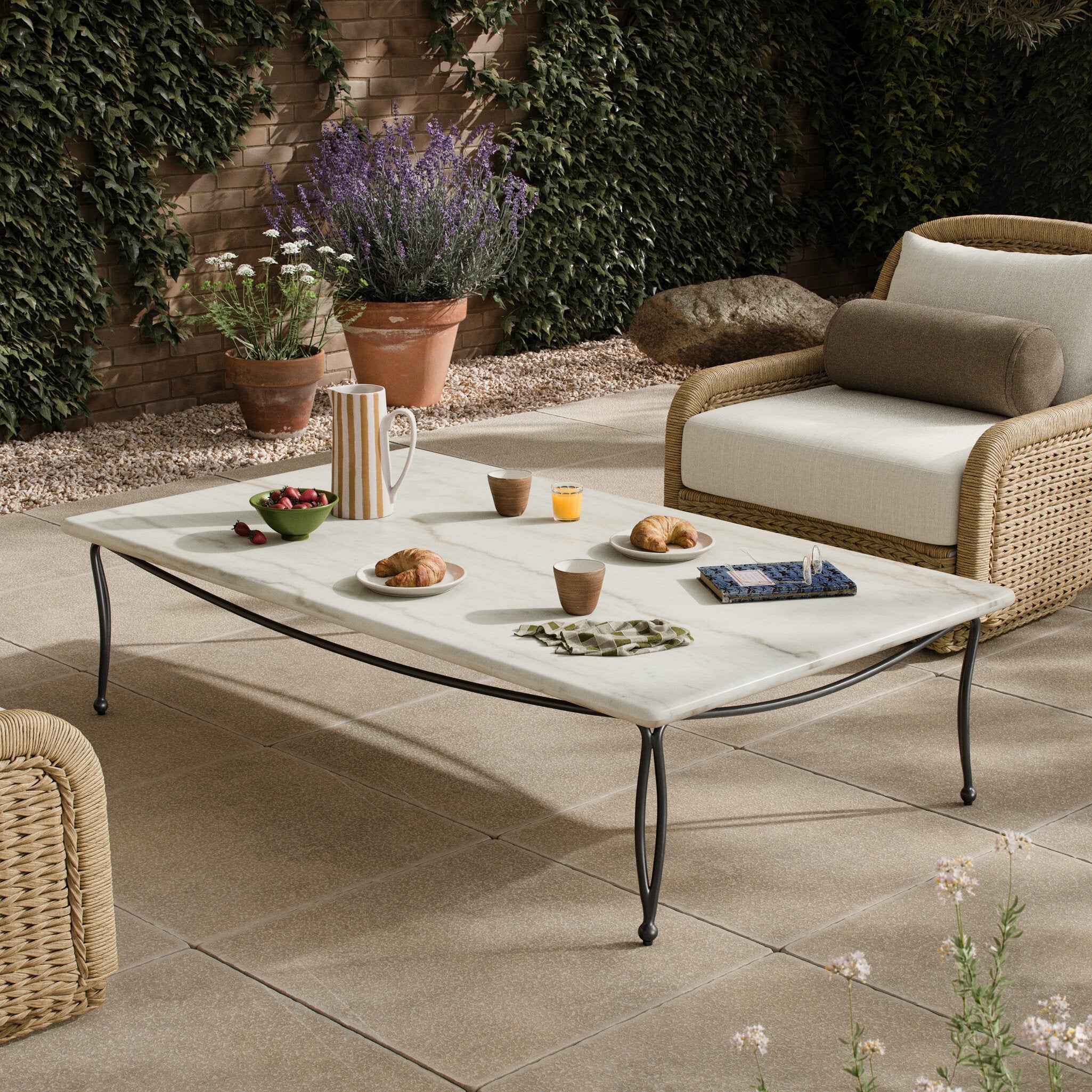 Dolly Outdoor Coffee Table - StyleMeGHD - Outdoor Coffee Tables