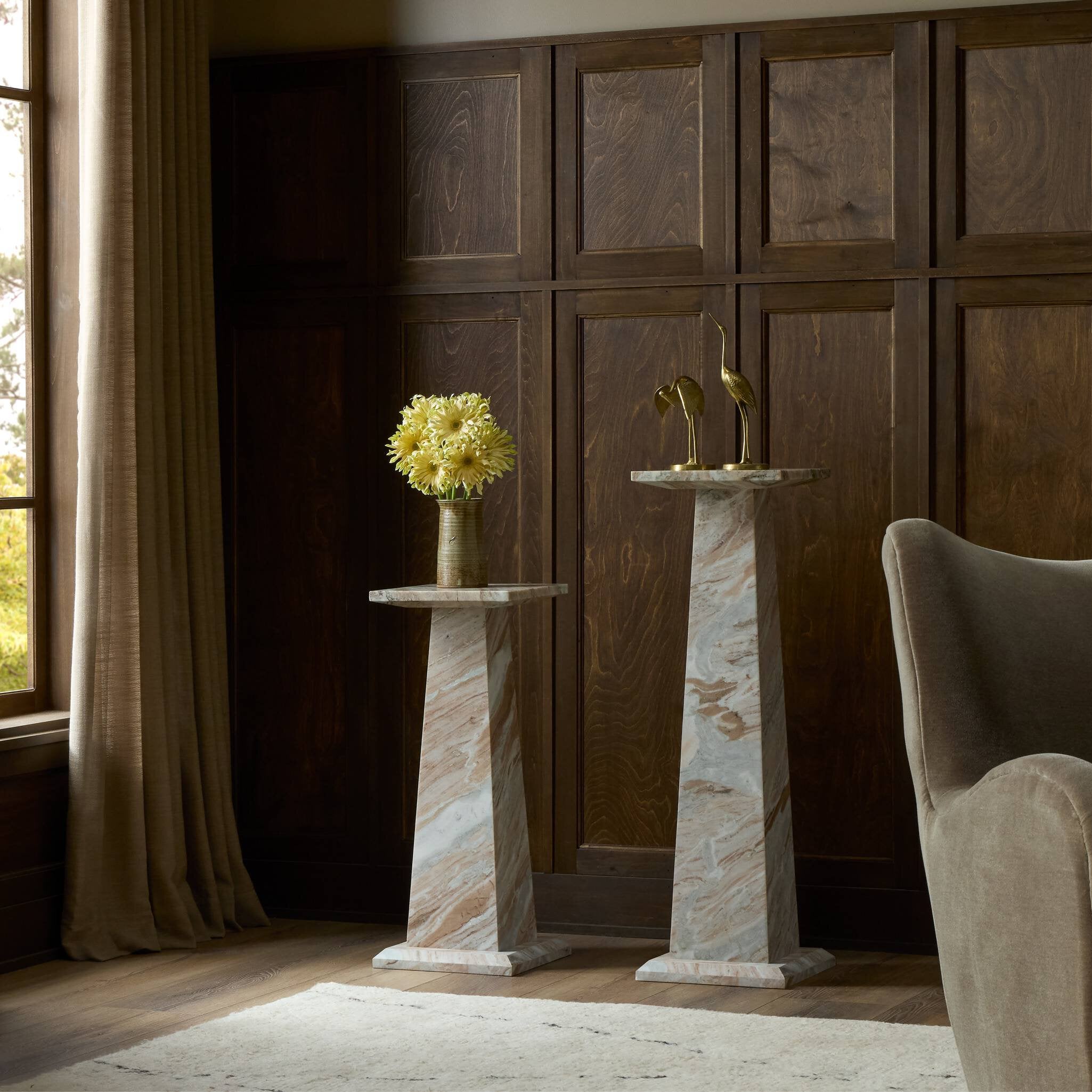 Edric Pedestal Set - StyleMeGHD - Planters + Pedestals