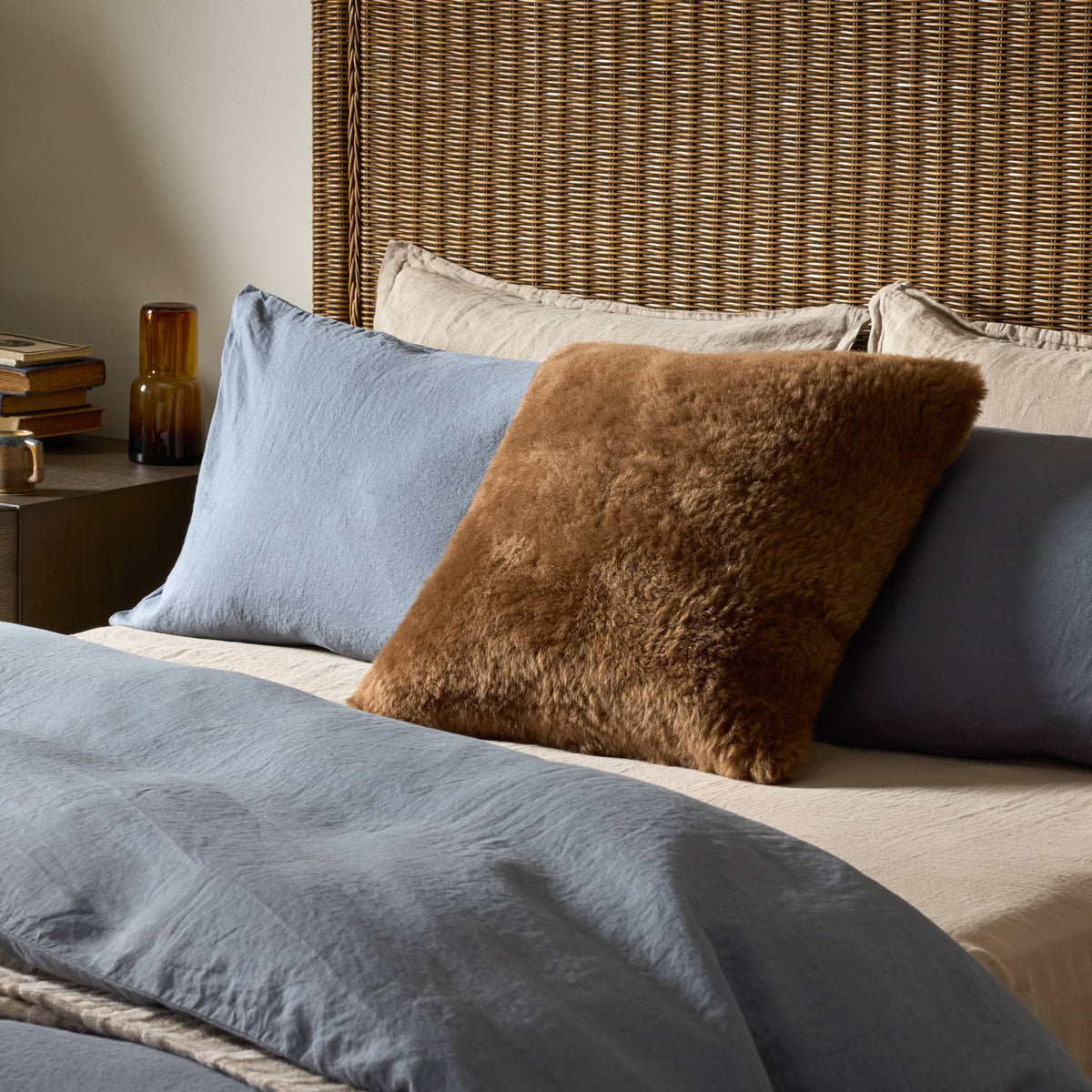 Fino Shearling Pillow - StyleMeGHD - Throw Pillows