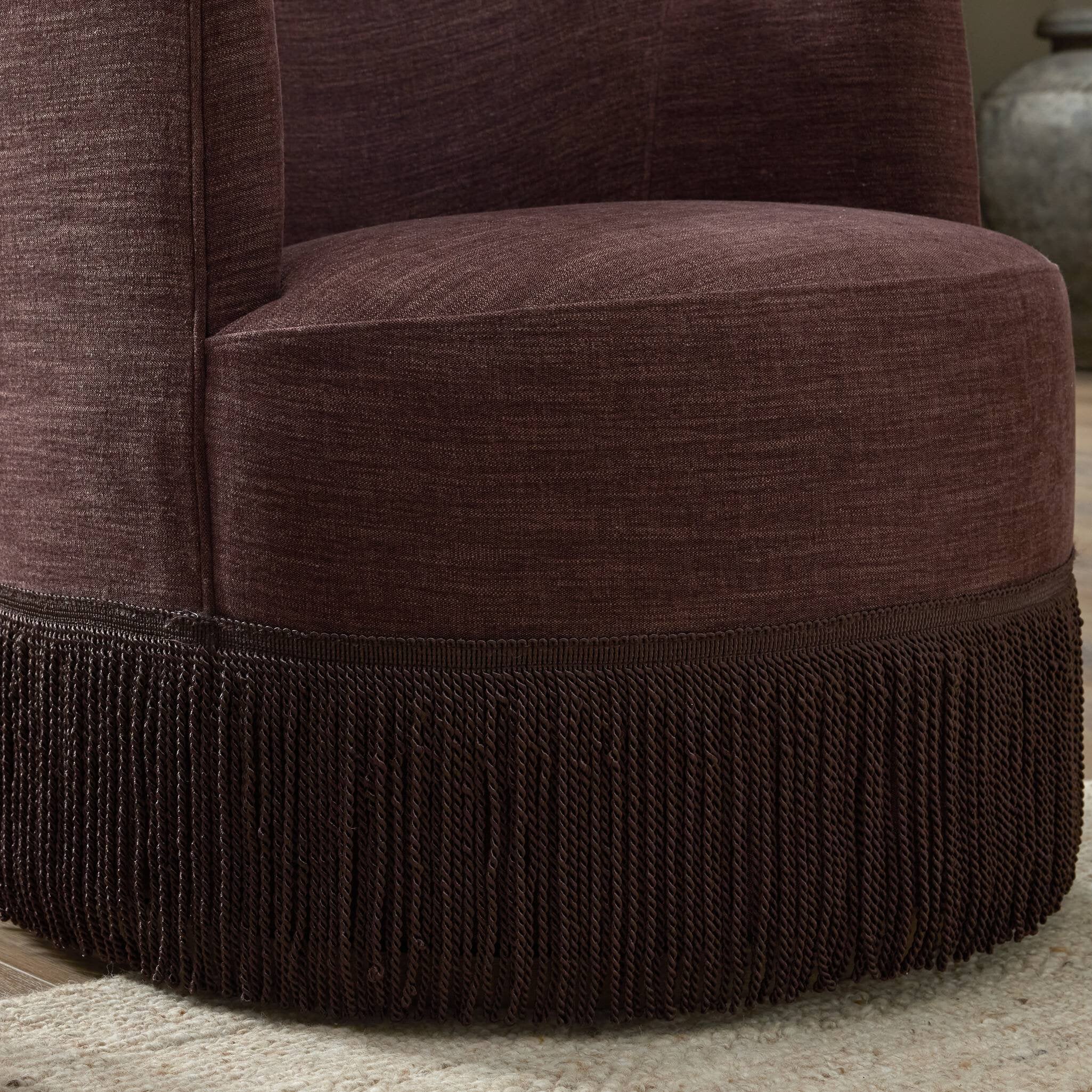 Laura Fringe Swivel Chair - StyleMeGHD - Chairs