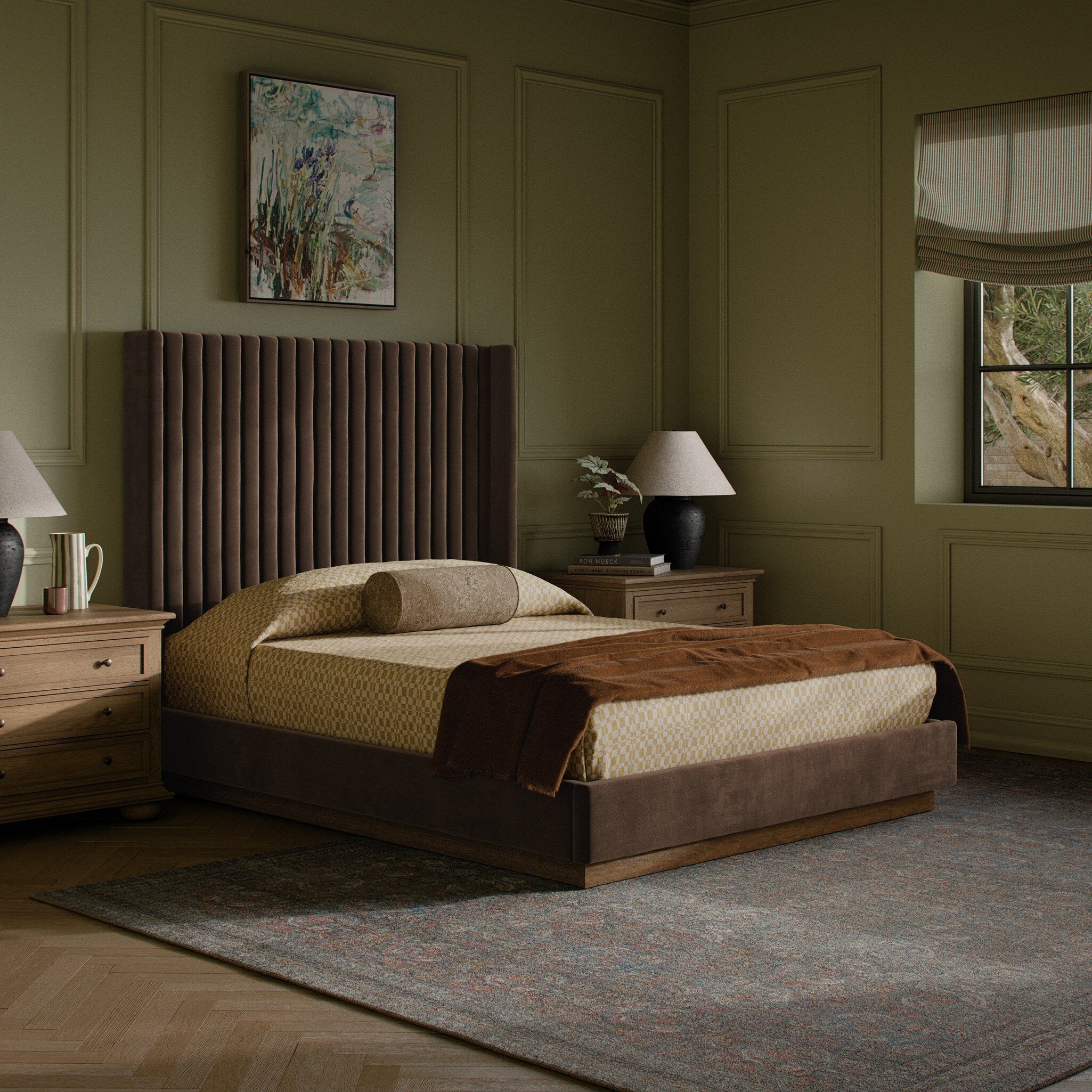 Montgomery Bed 60"H - StyleMeGHD - Beds + Headboards