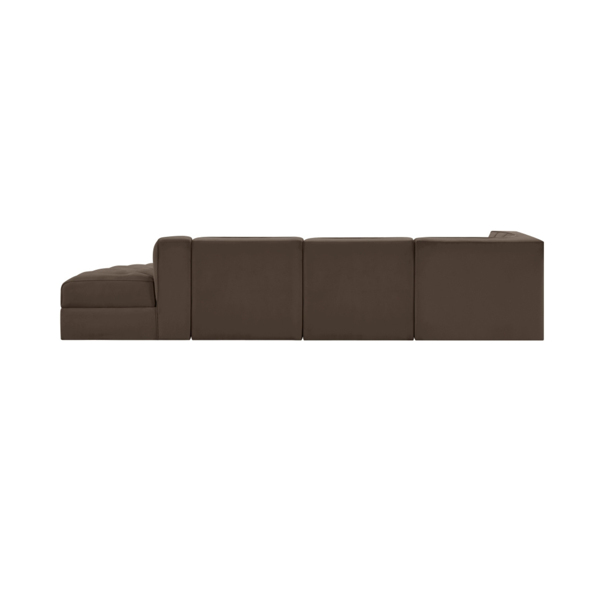 Rummia Velvet 3pc Modular Sofa