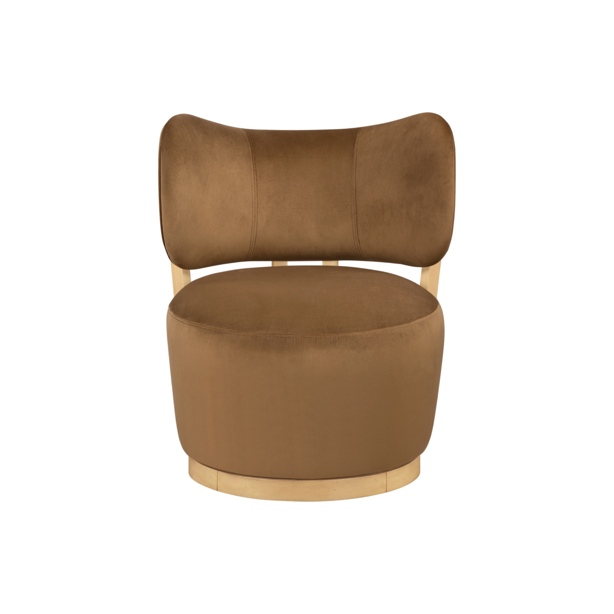 Velara Velvet Swivel Chair