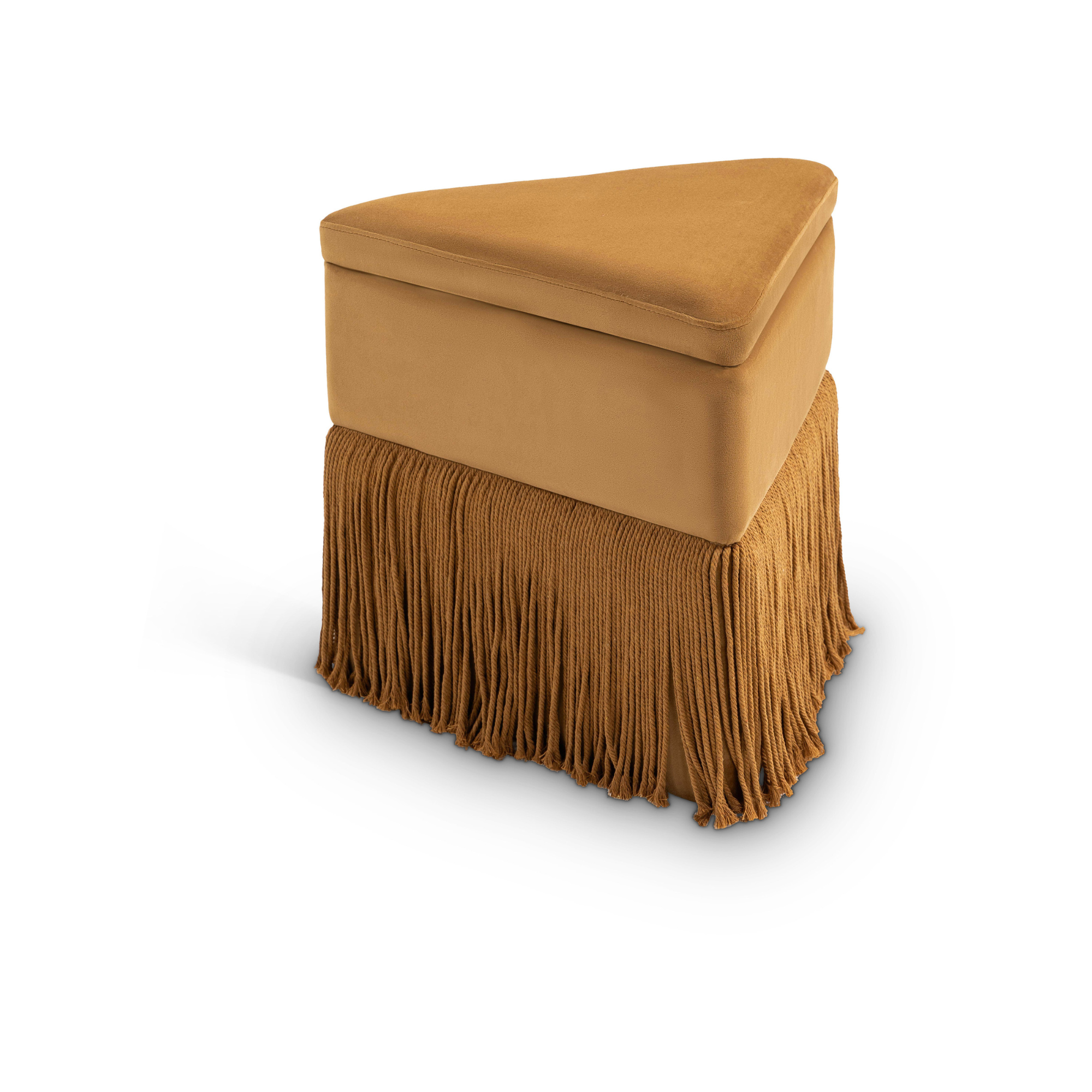 Tivora Fringe Ottoman