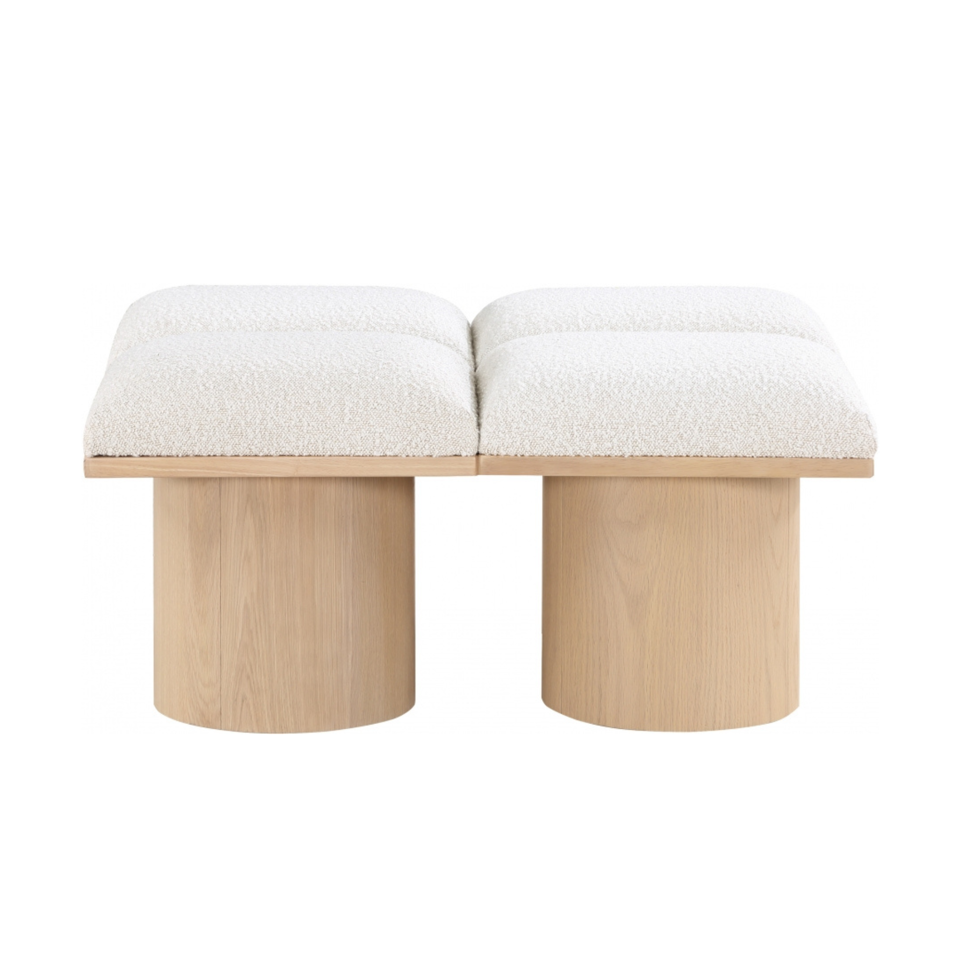 Pavaro Boucle 4pc Modular Bench