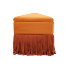 Tivora Fringe Ottoman