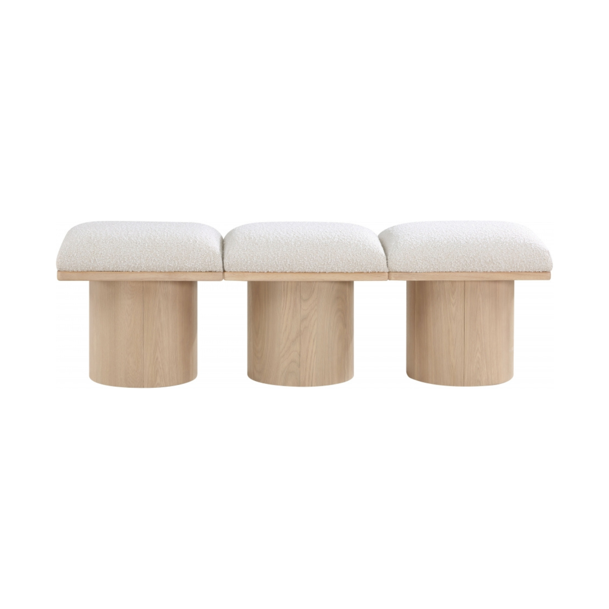 Pavaro Boucle 3pc Modular Bench