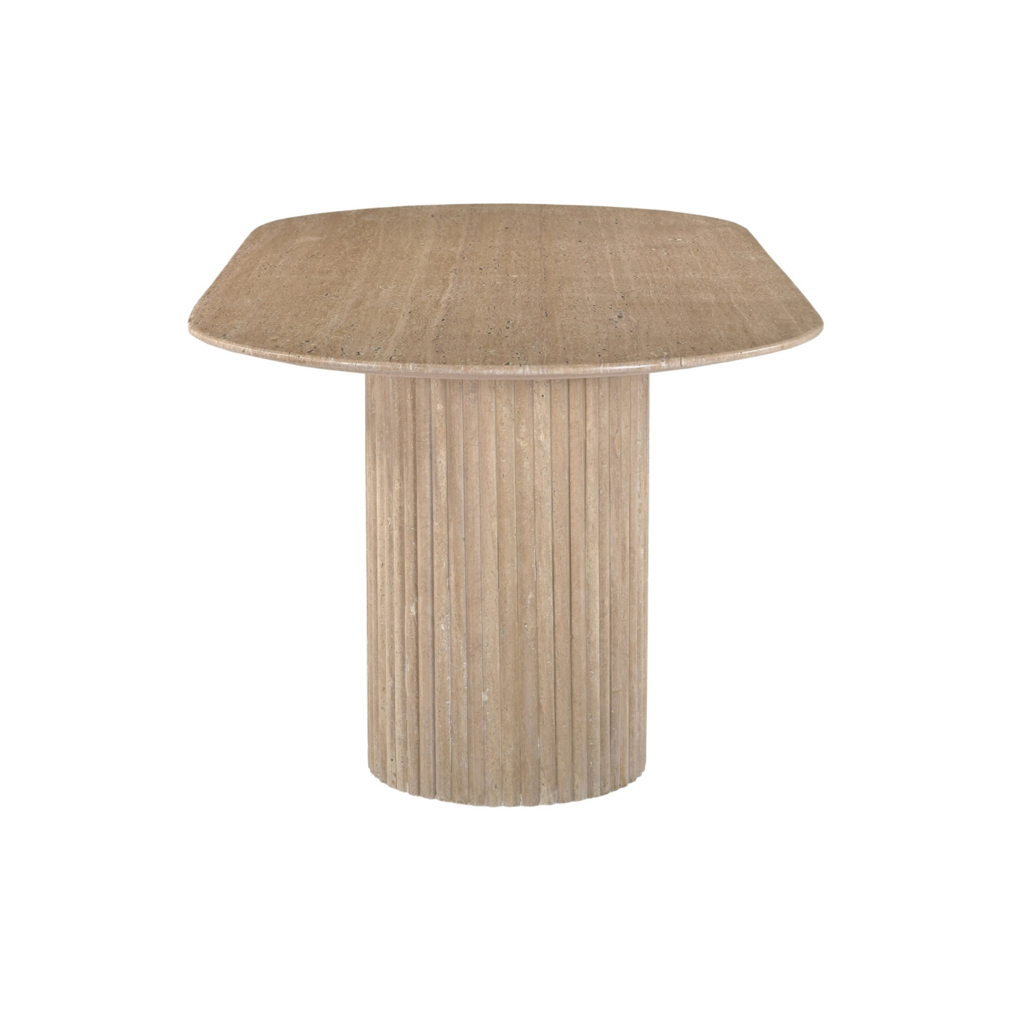 Ornna Travertine Dining Table