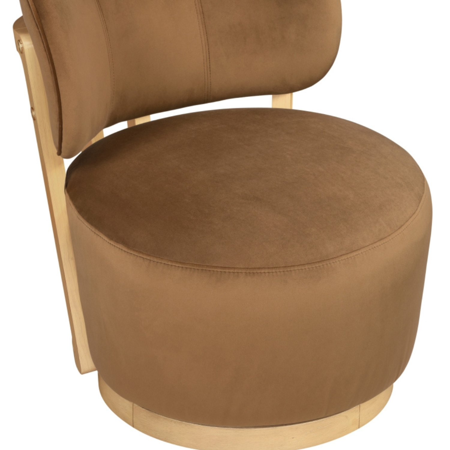Velara Velvet Swivel Chair