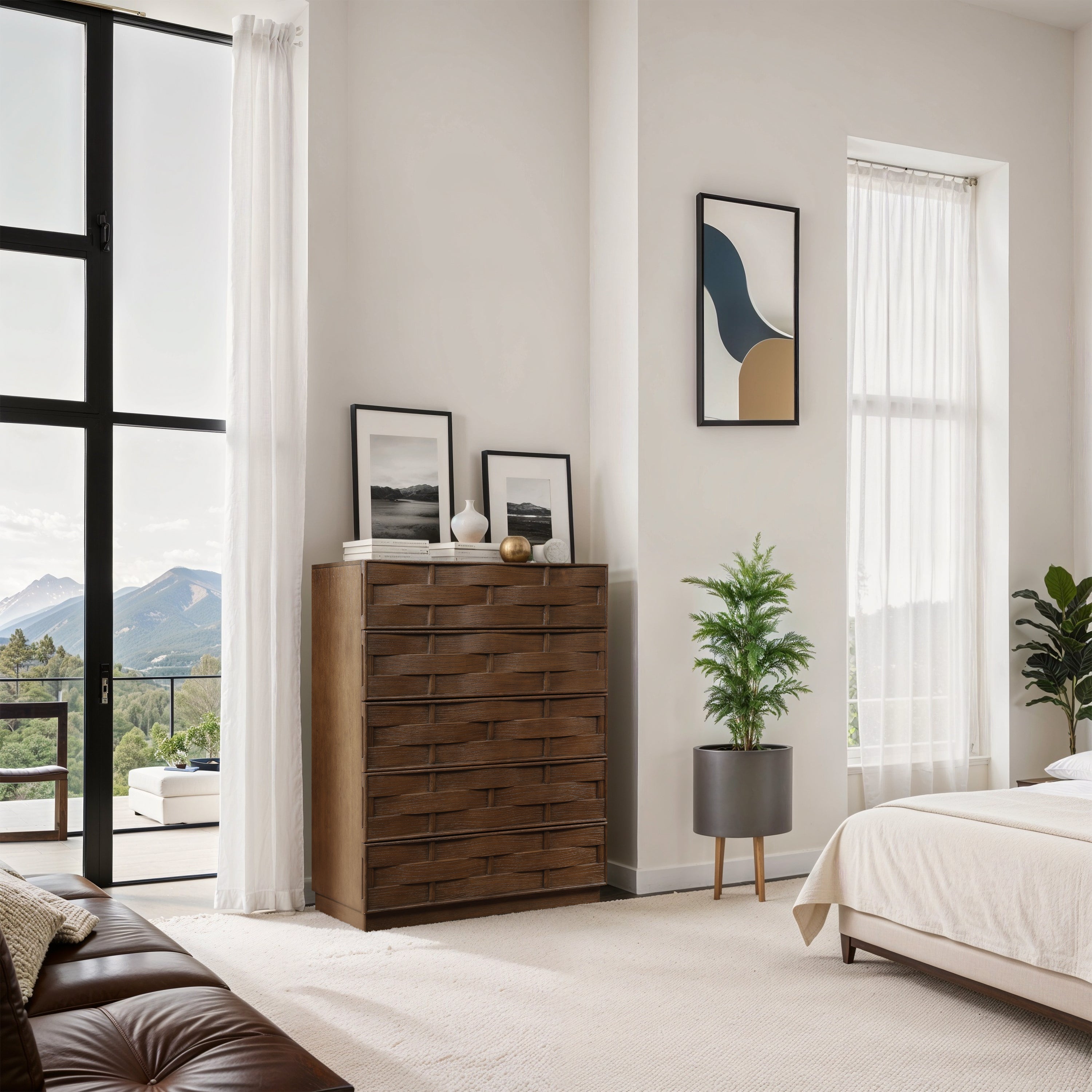 Weaver Oak Veneer Chest
