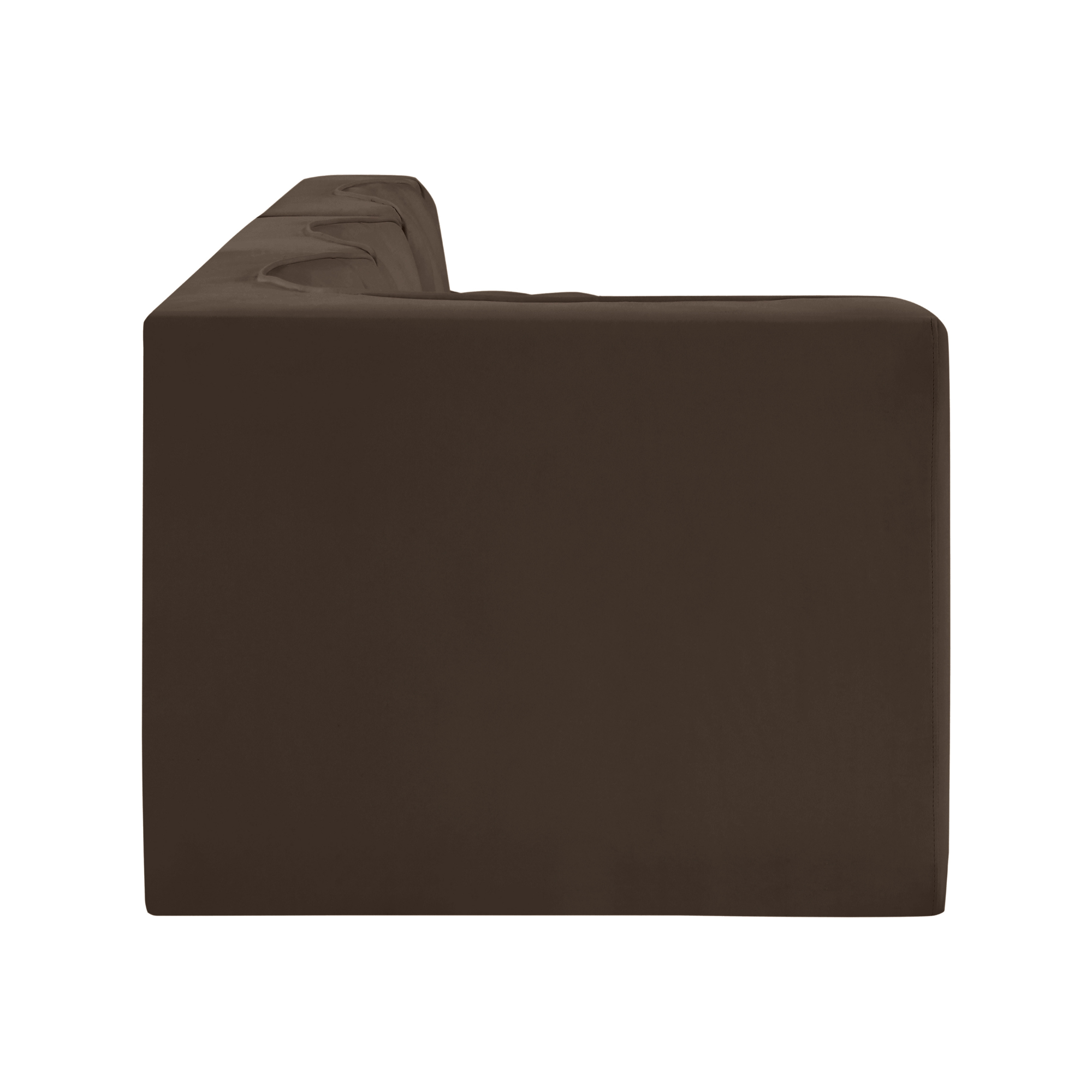 Rummia Velvet 3pc Modular Sofa