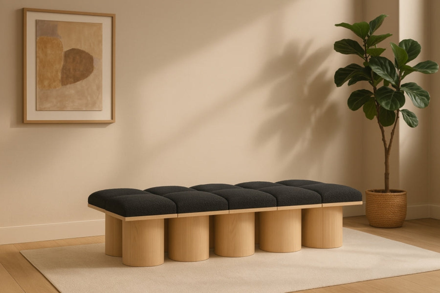 Pavaro Boucle 10pc Modular Bench