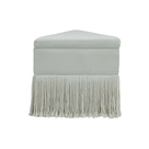 Tivora Fringe Ottoman