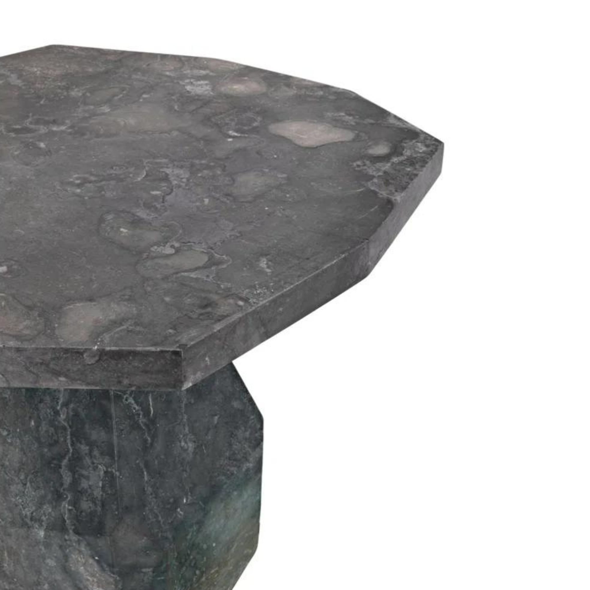 Polyhedron Marble Side Table