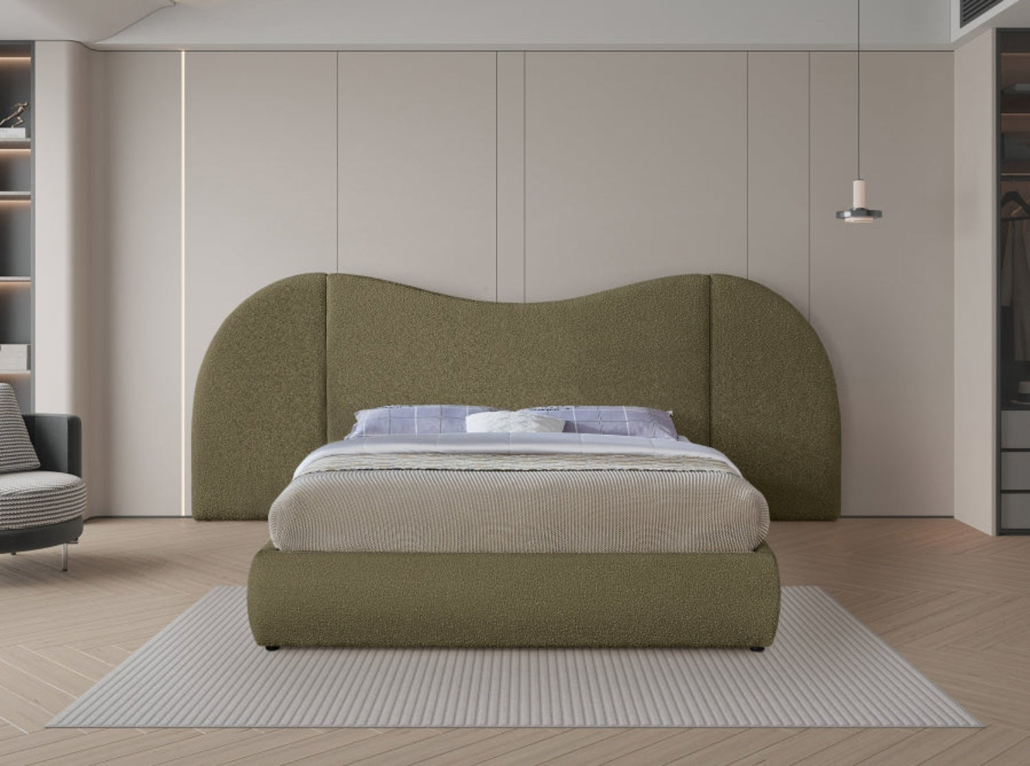 Luvia Boucle Bed