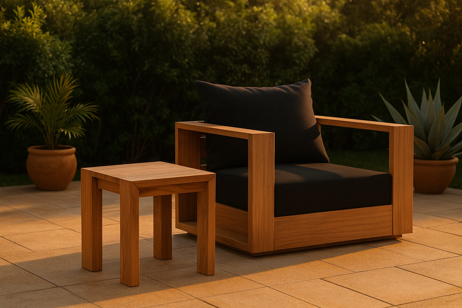 Tula Teak End / Side Table