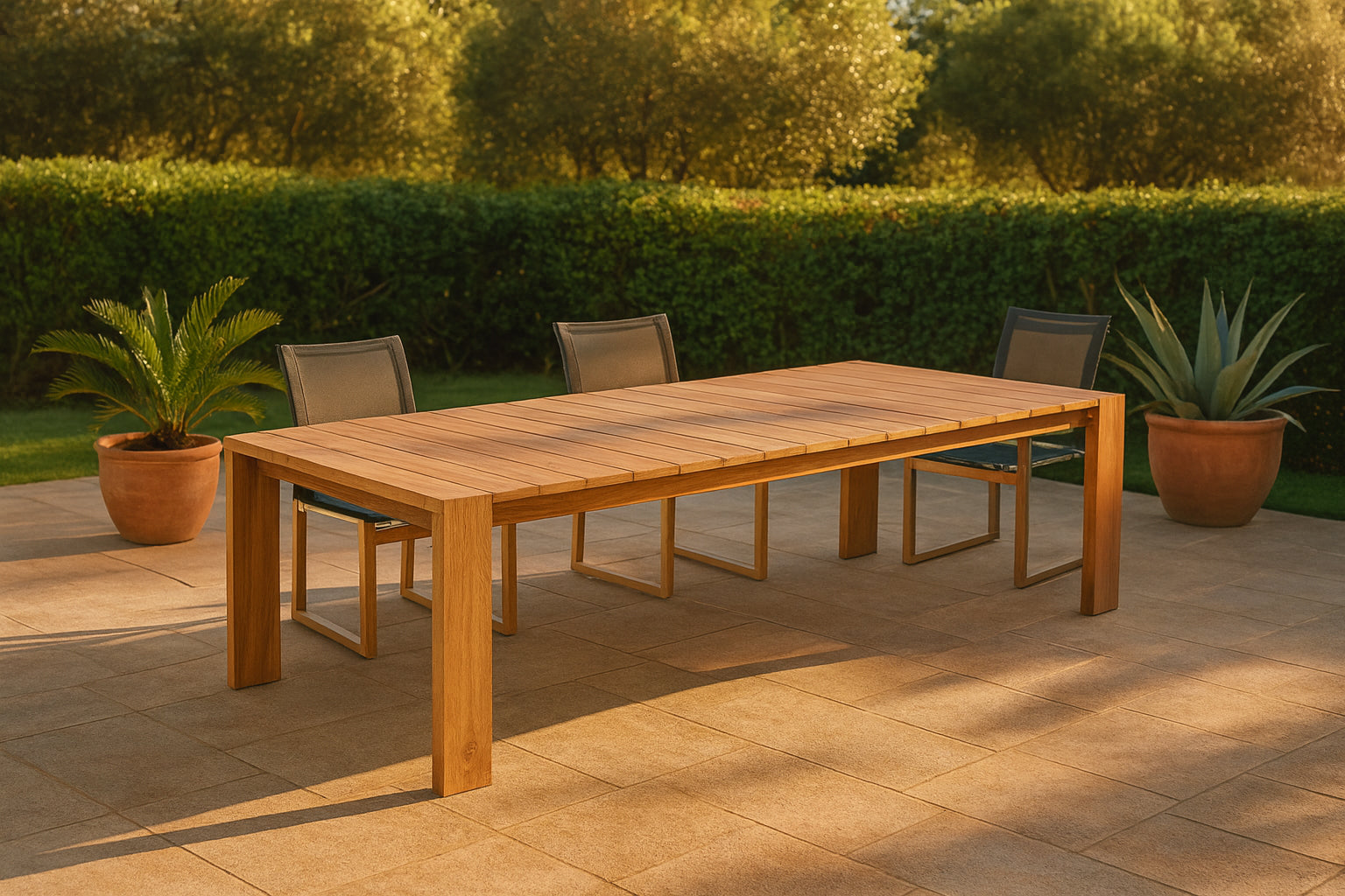 Tula Teak Outdoor Dining Table