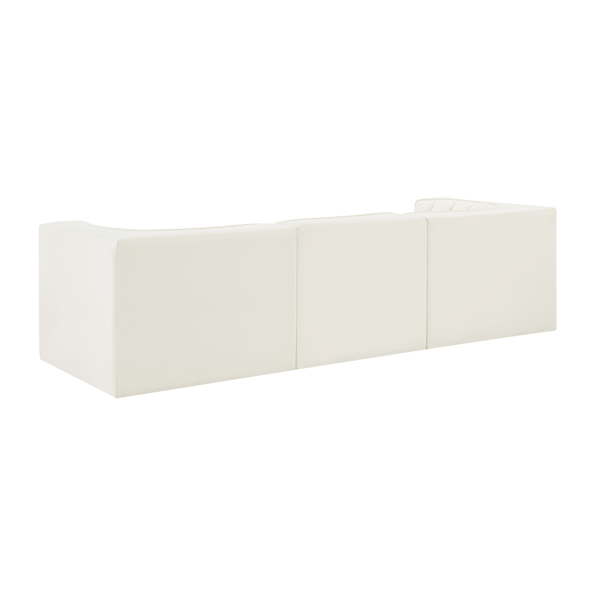 Rumina Velvet 3pc Modular Sofa