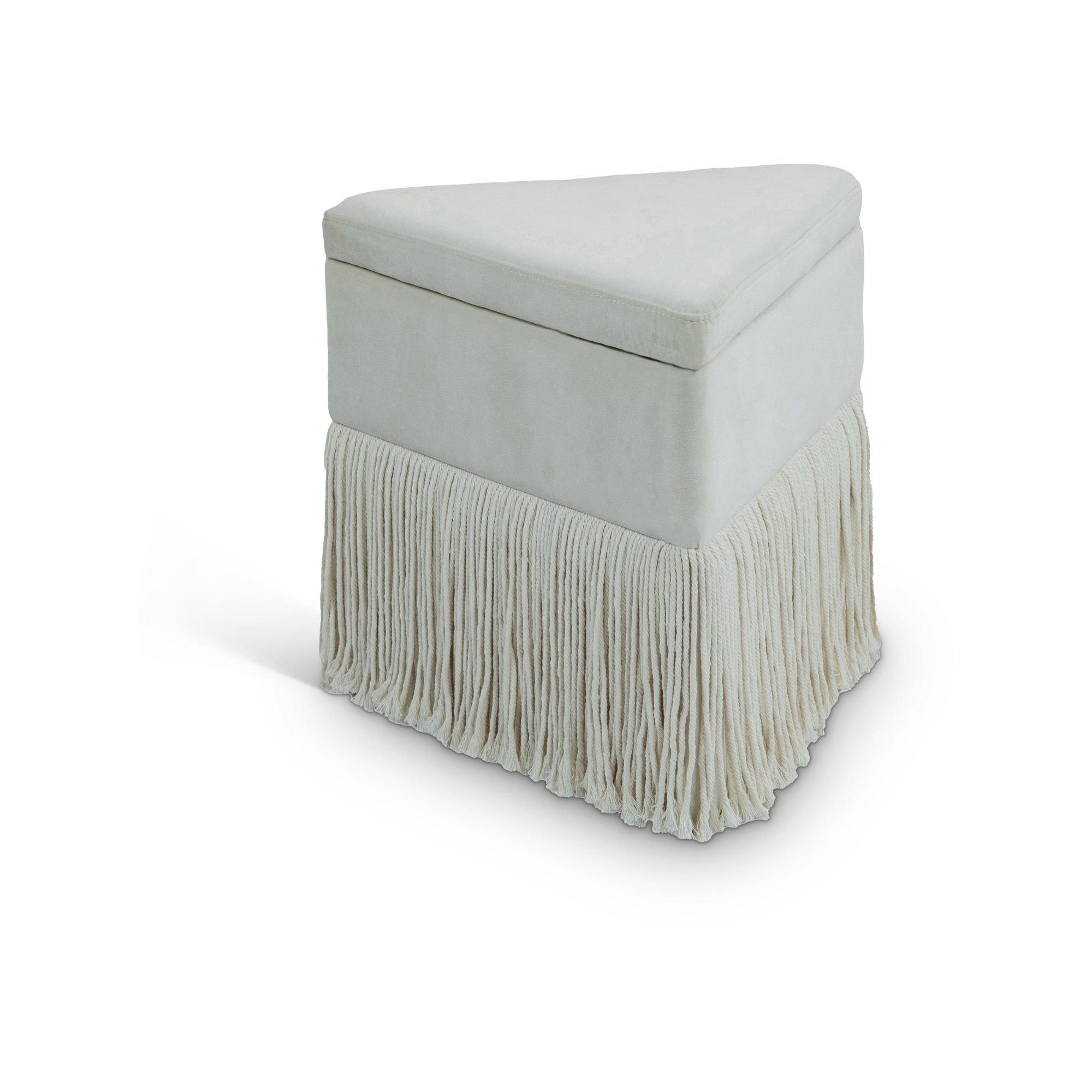 Tivora Fringe Ottoman