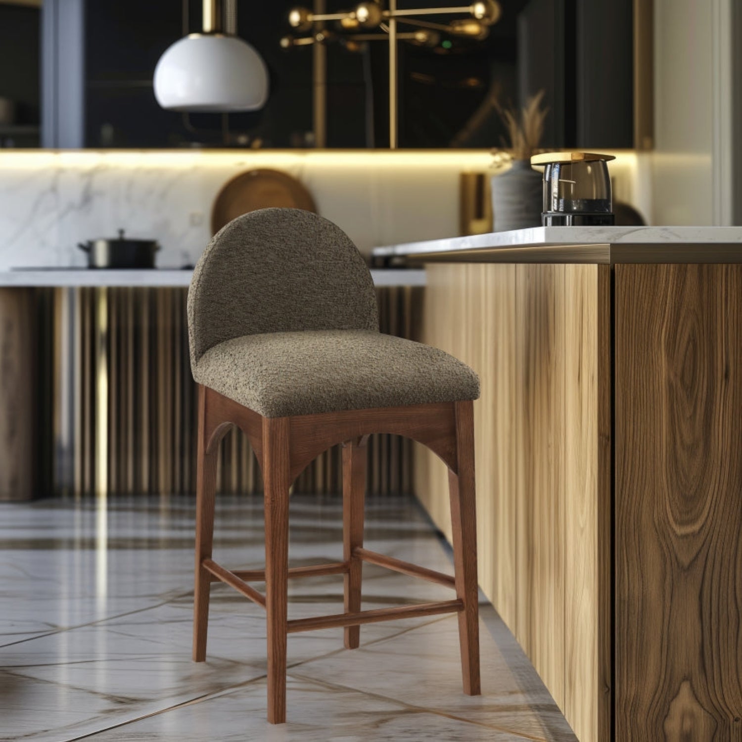 Nora Fabric Counter Stool