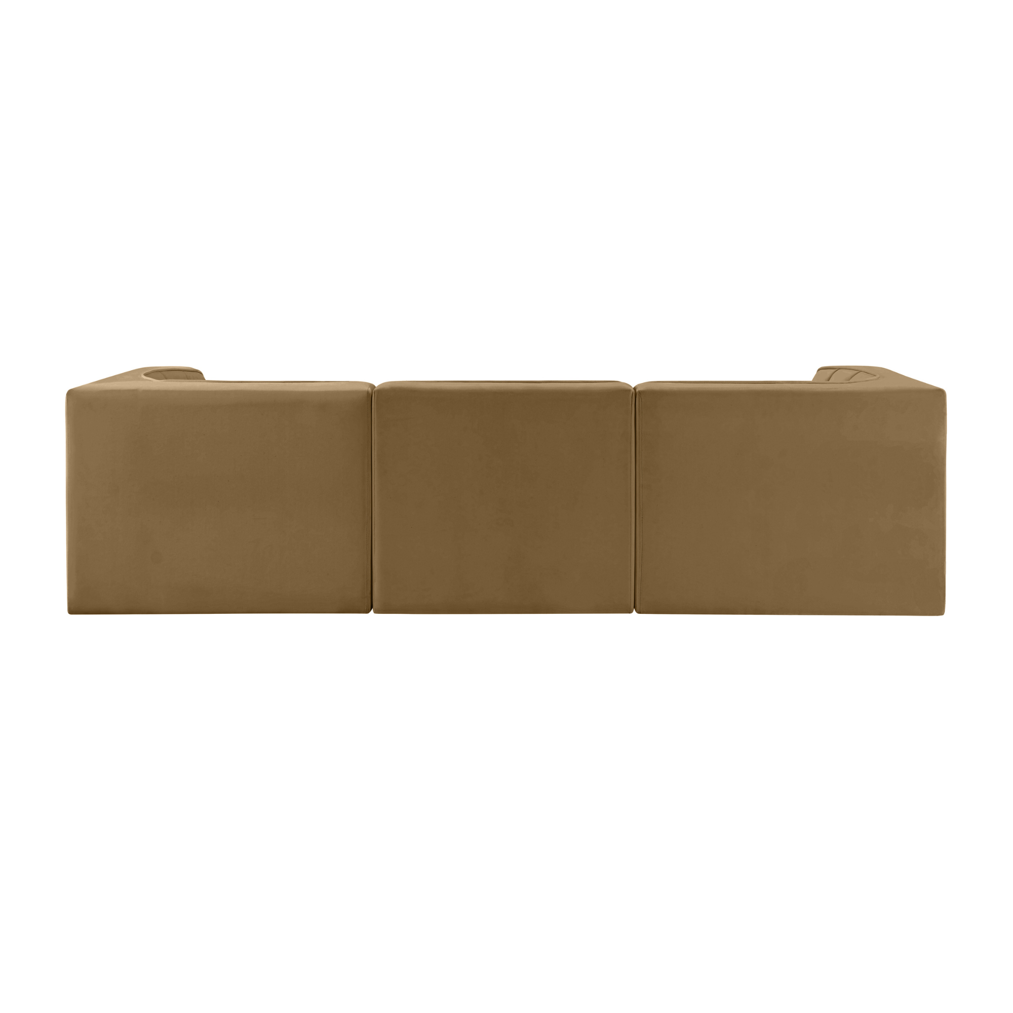 Rumina Velvet 3pc Modular Sofa