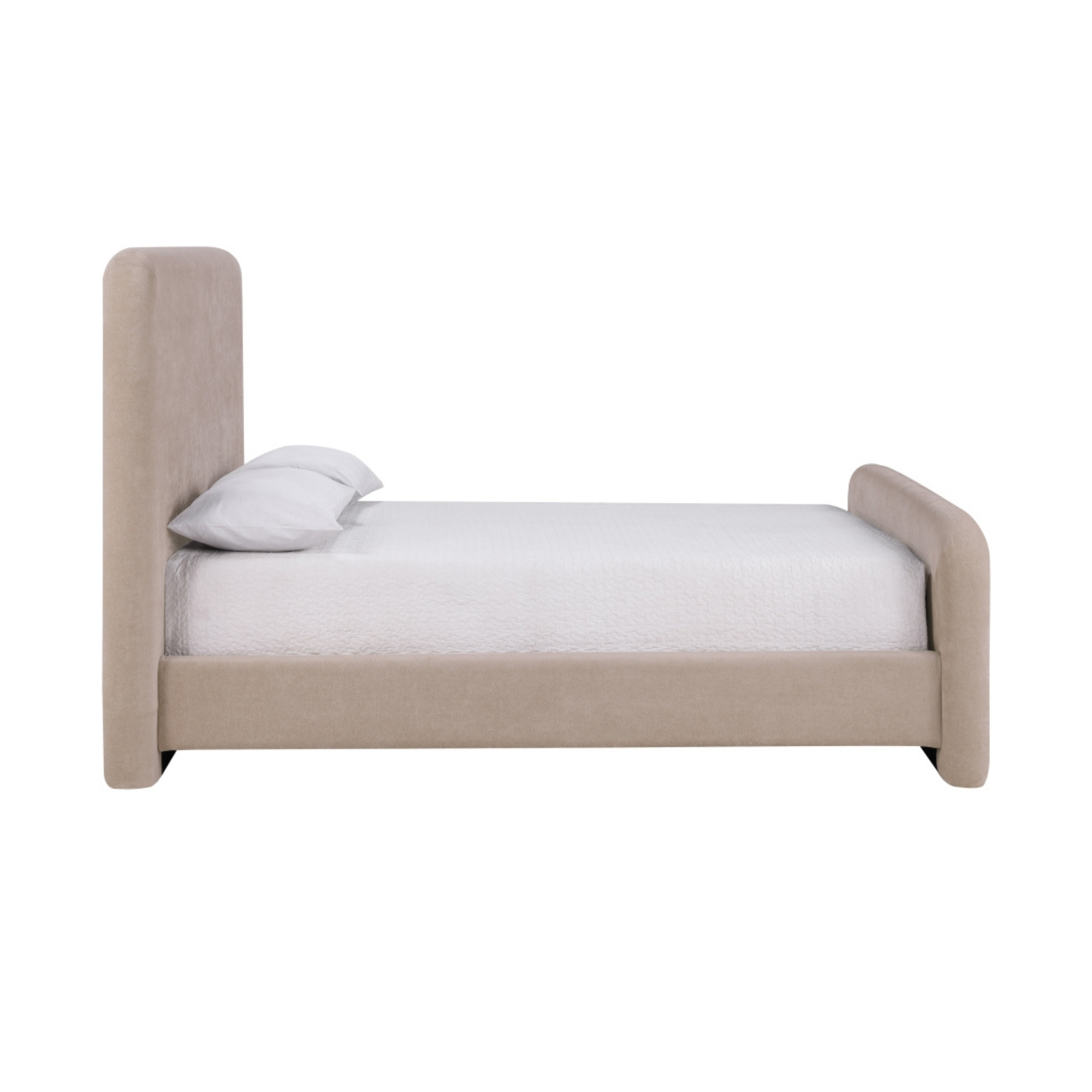 Sable Fabric Bed-Beds + Headboards-StyleMeGHD