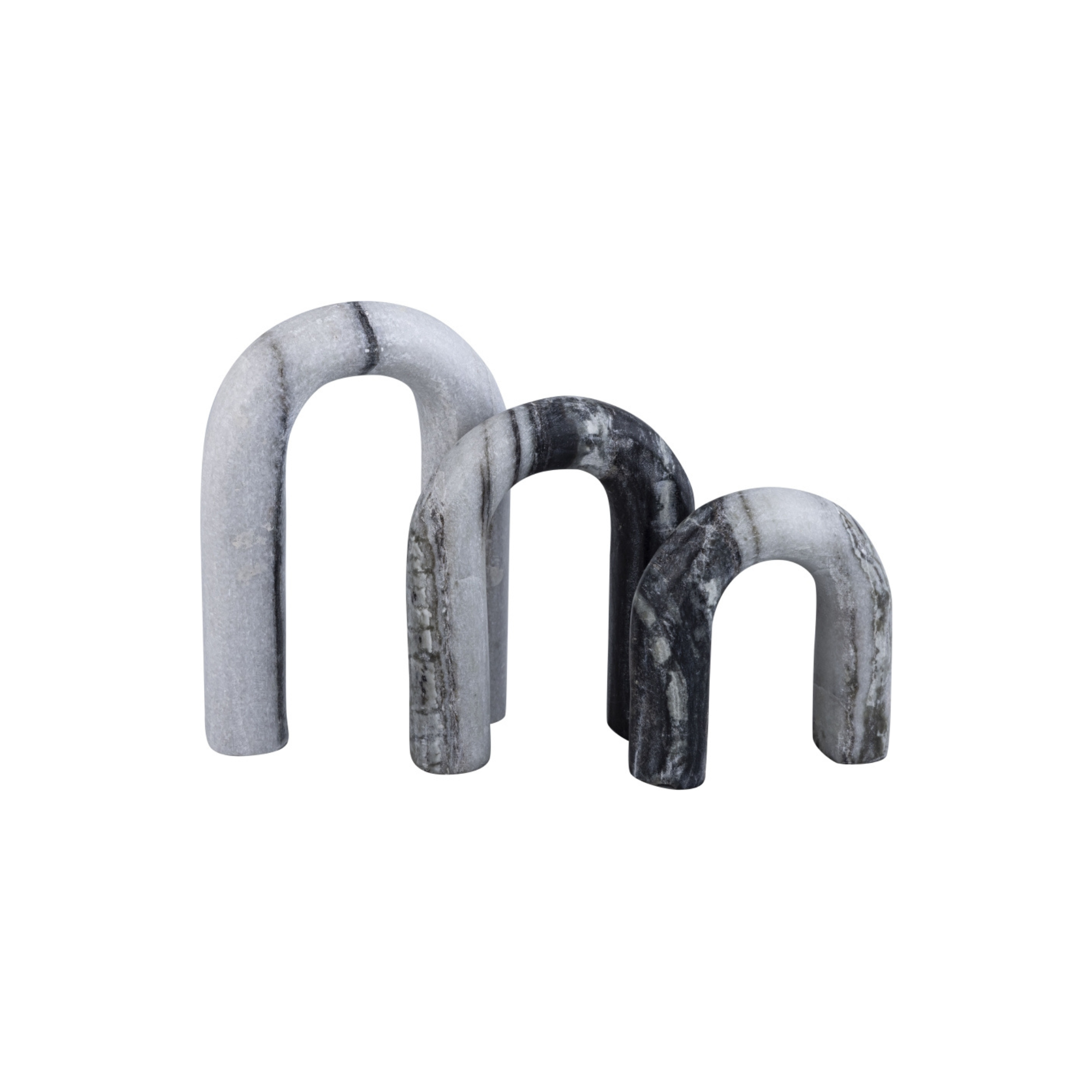 Soren Marble Object, Set of 3