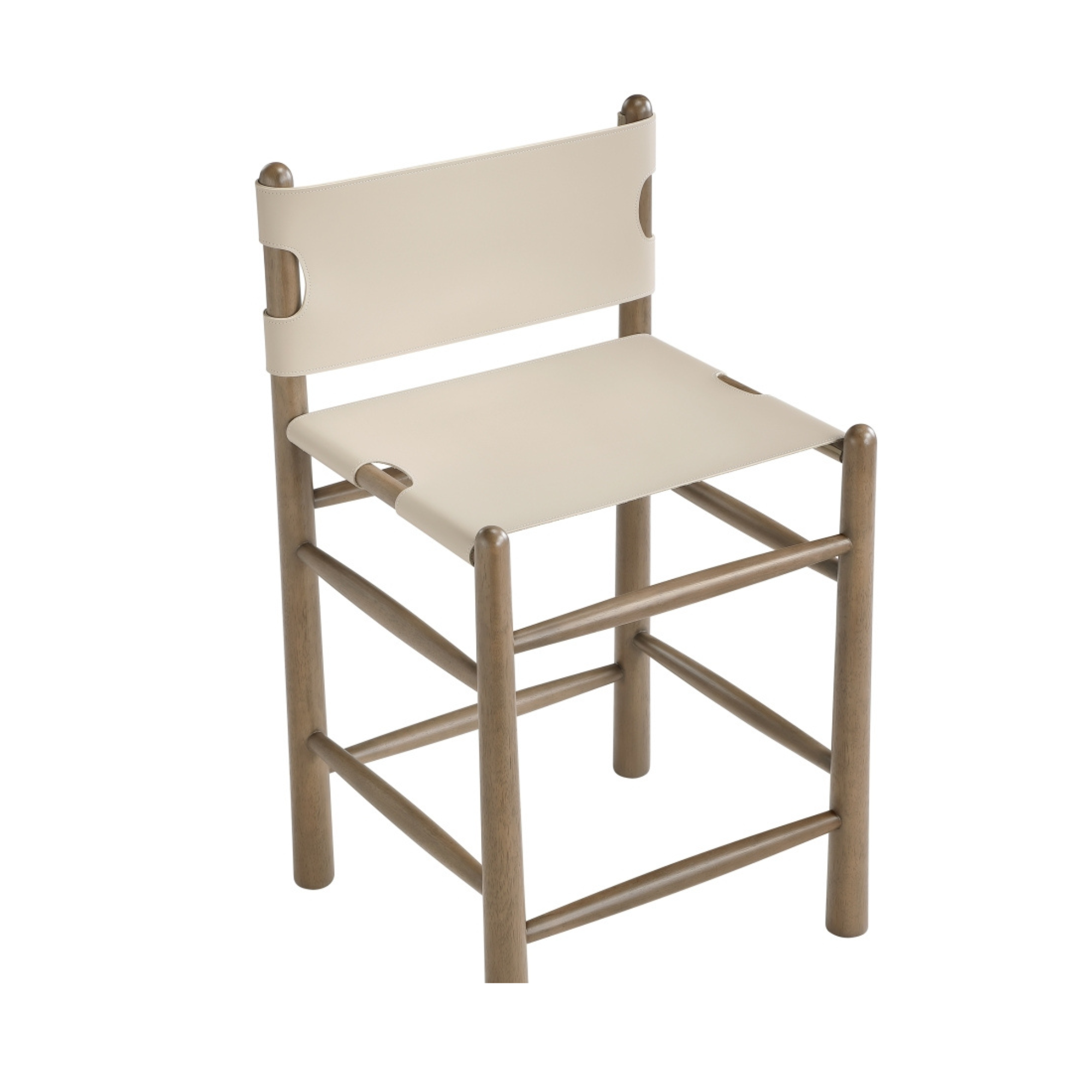 Alma Leather Counter Stool