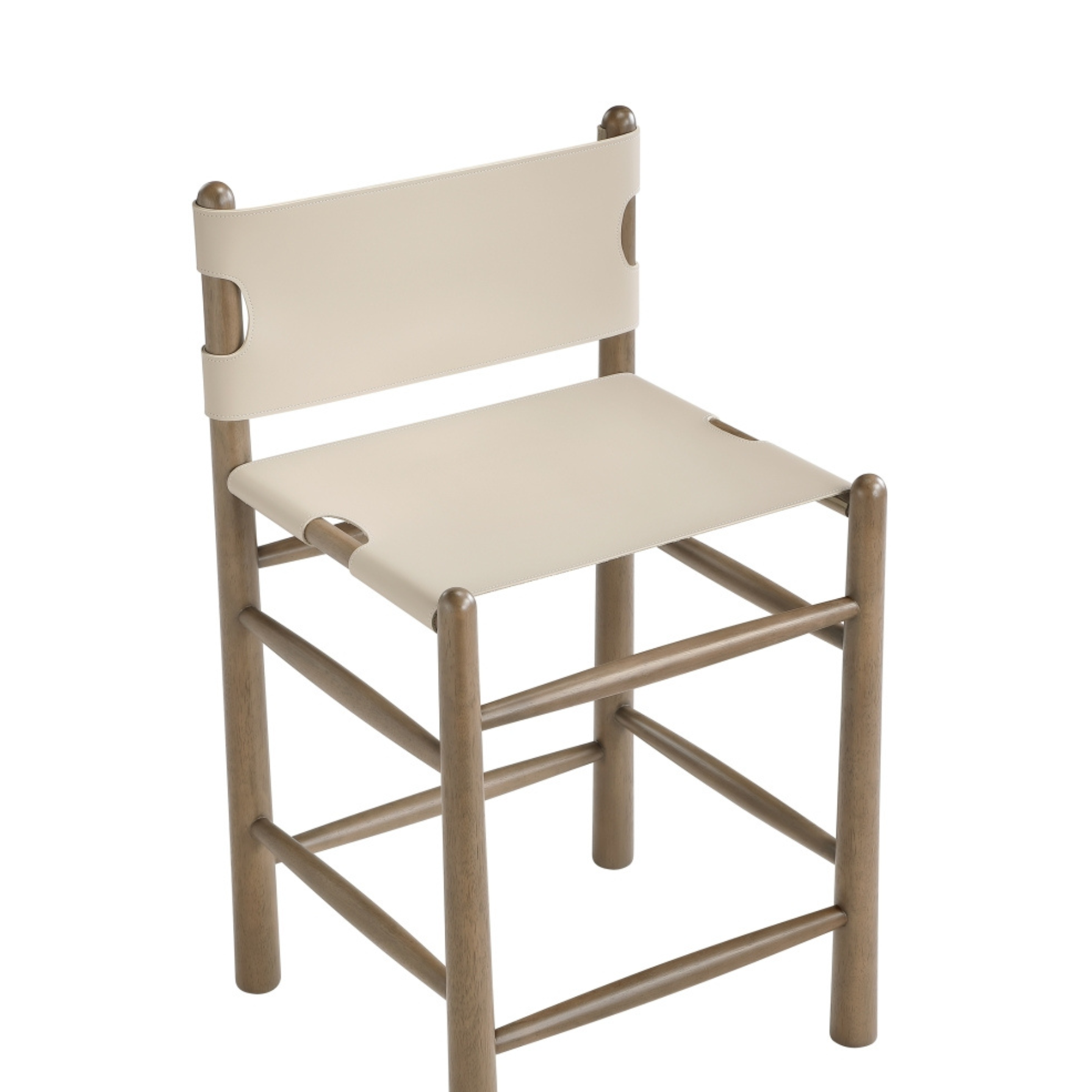 Alma Leather Counter Stool-Bar + Counter Stools-StyleMeGHD
