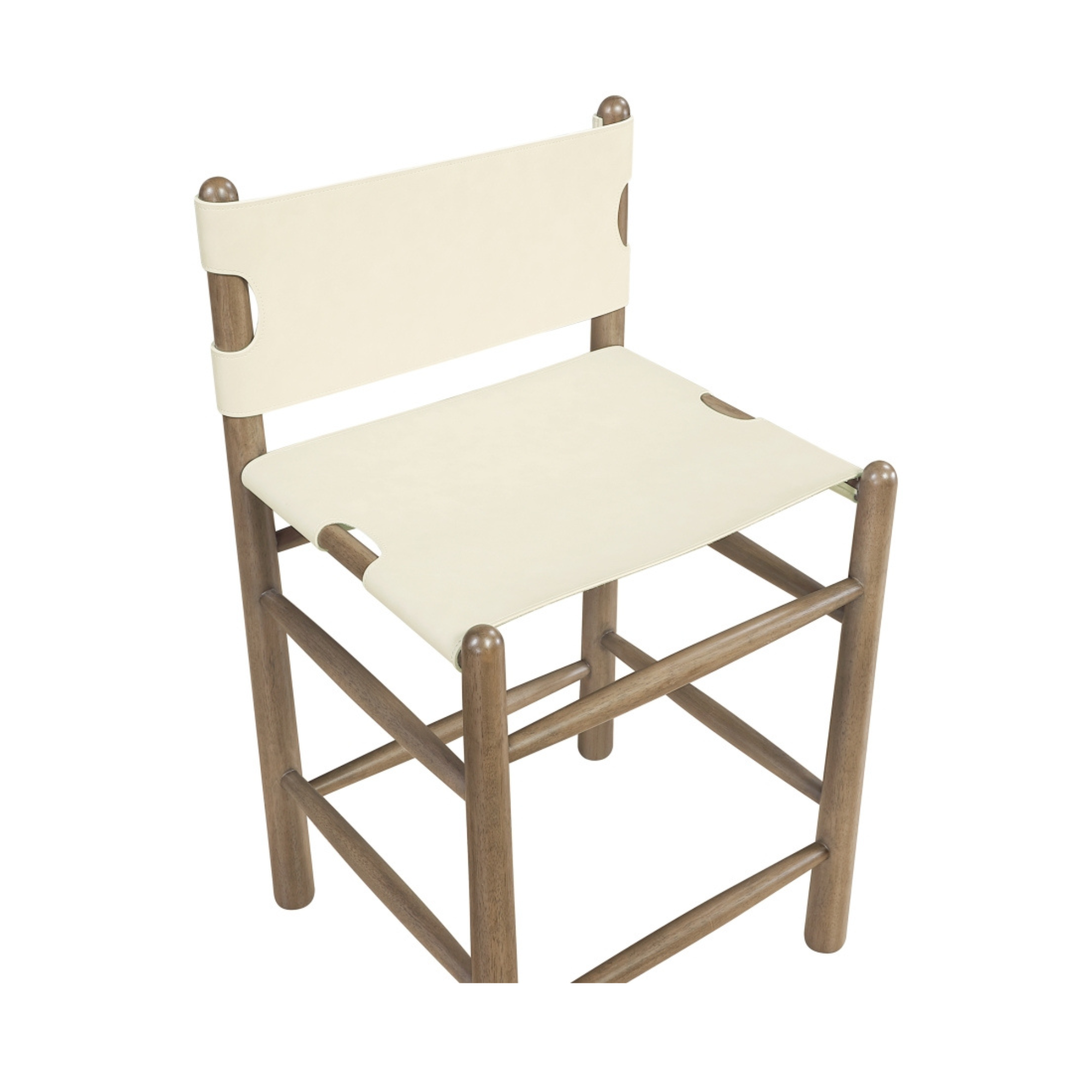 Alma Leather Counter Stool