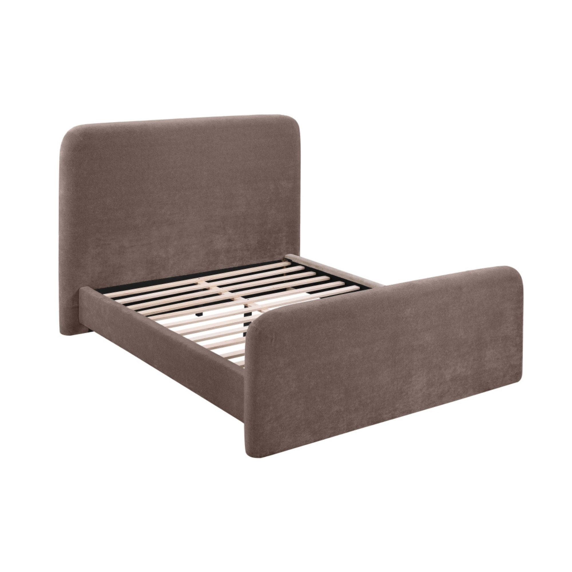 Sable Fabric Bed-Beds + Headboards-StyleMeGHD